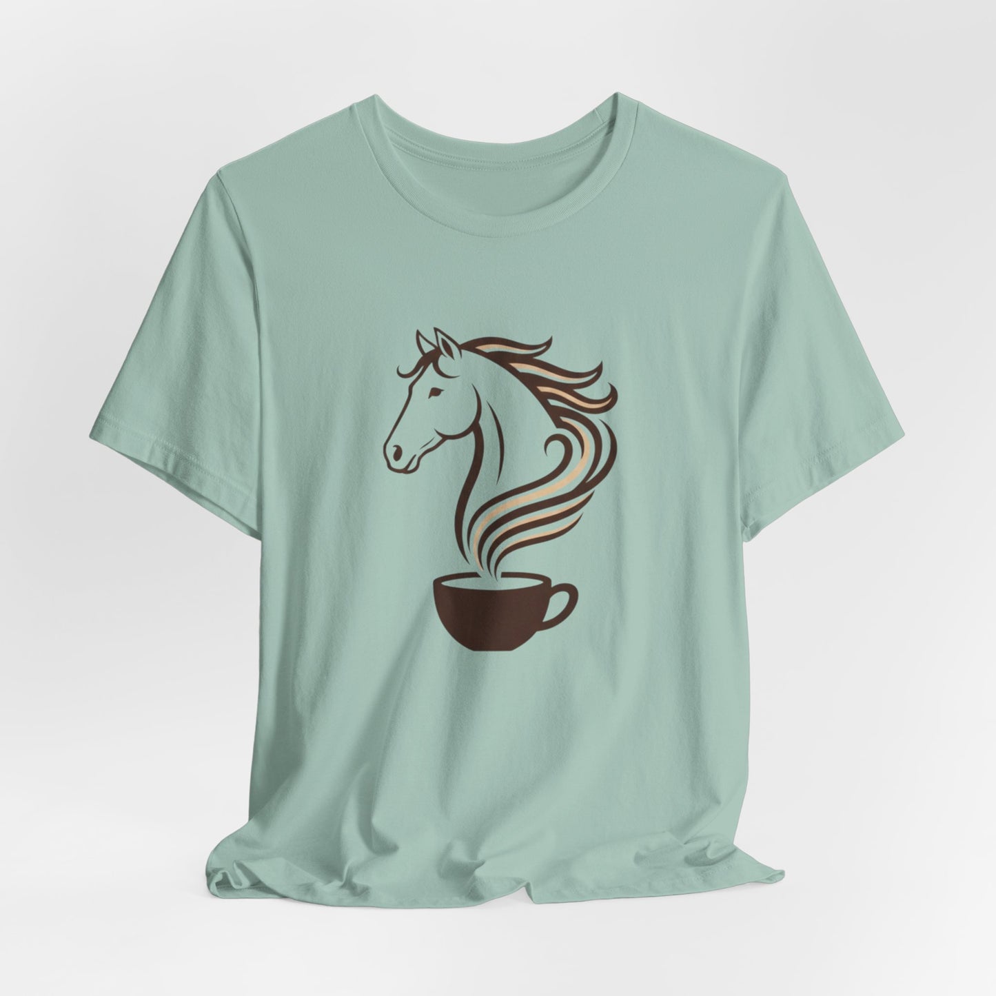 Coffee Horse T‑Shirt — Espresso Stallion Graphic Tee