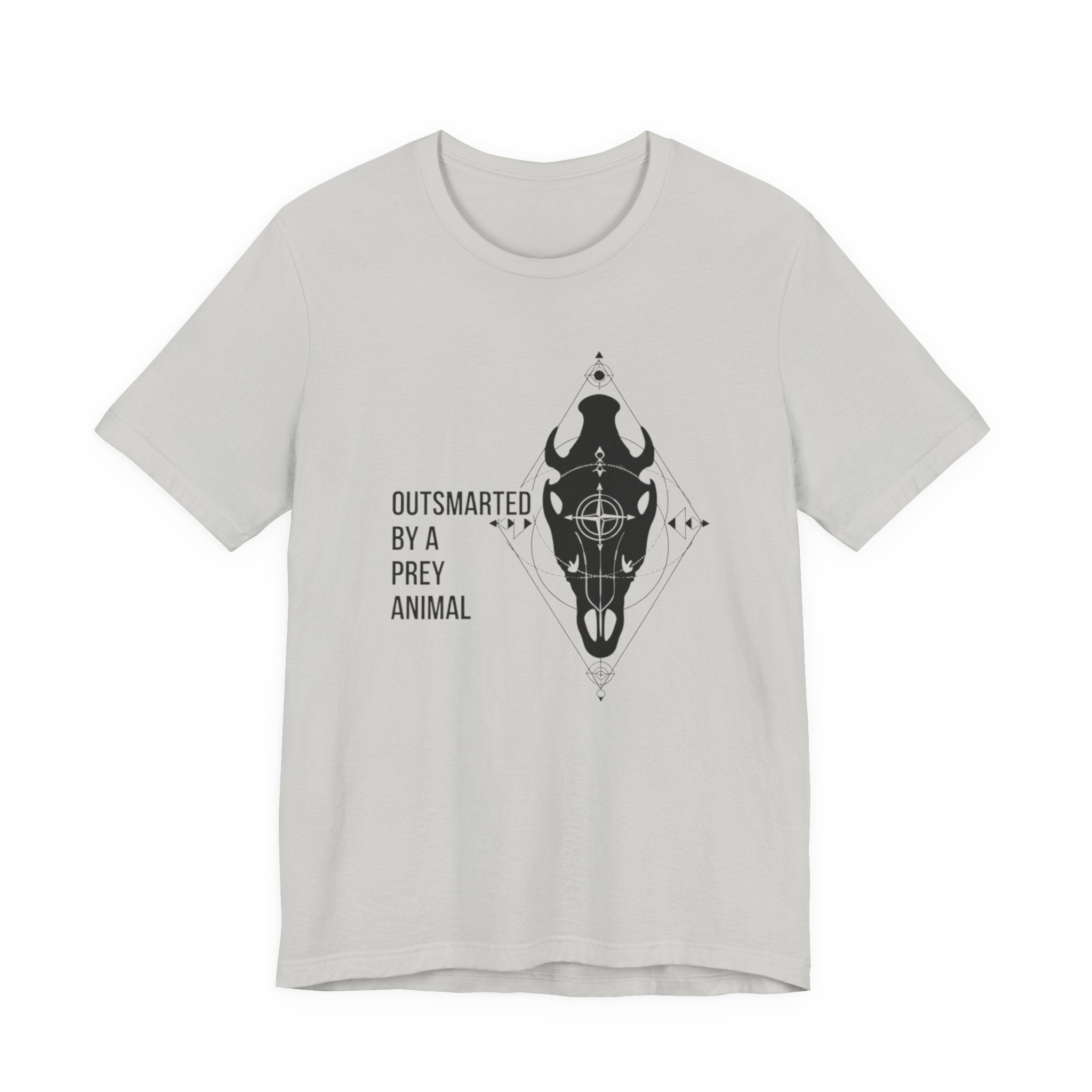 Outsmarted by a Prey Animal - Skull Graphic Tee