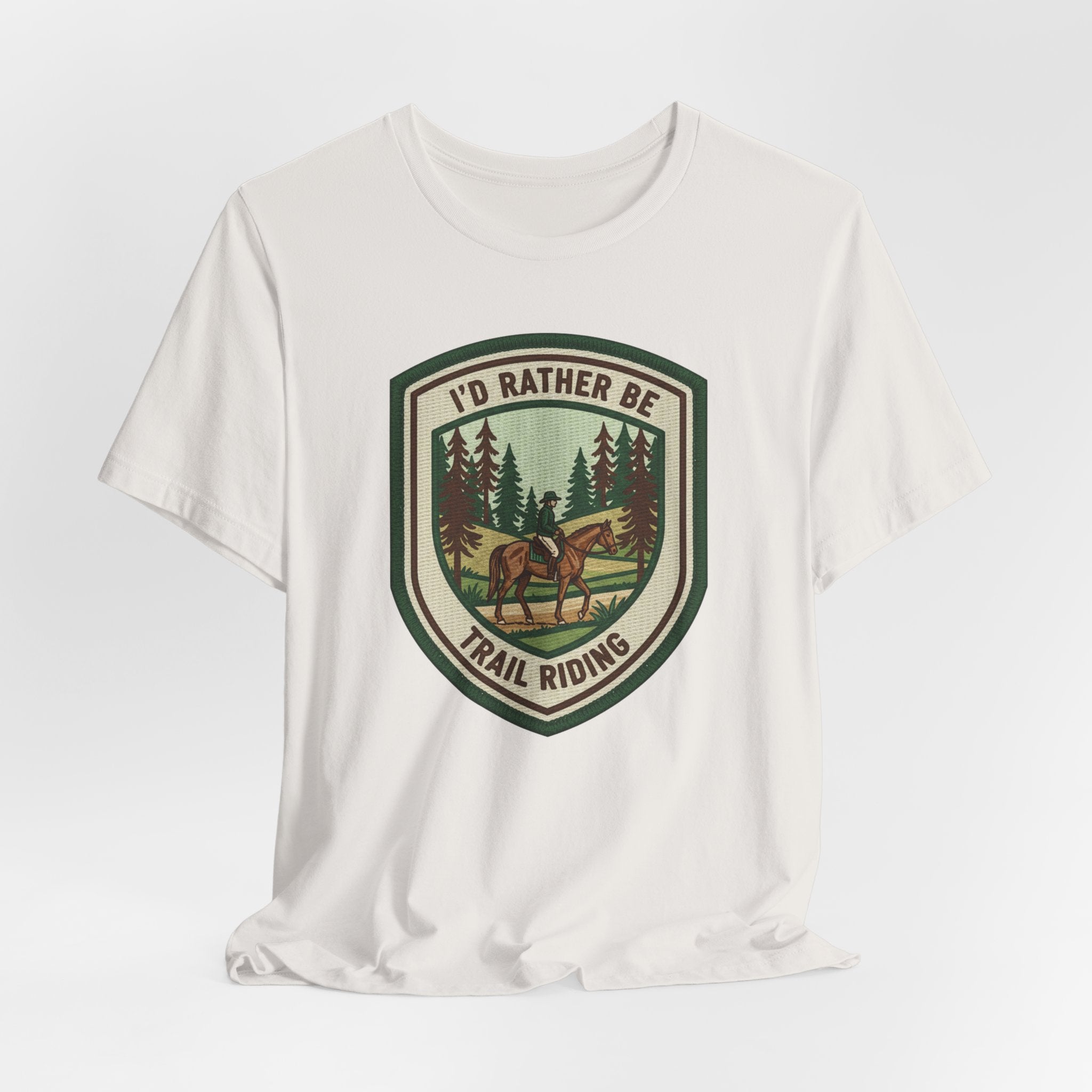 Trail Riding Tee "I'd Rather Be Trail Riding"