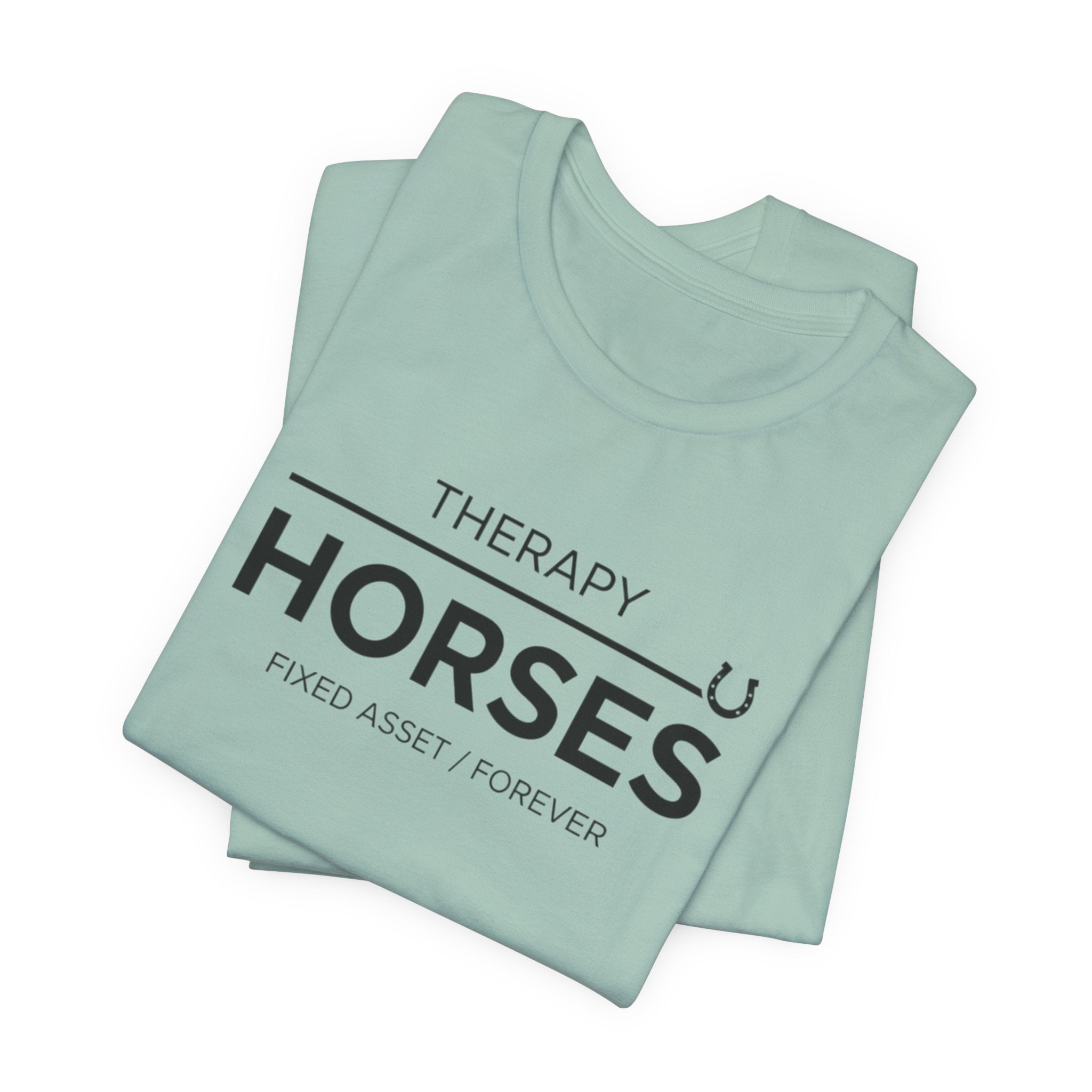 Horses: Fixed Asset / Forever Casual Equestrian T-Shirt