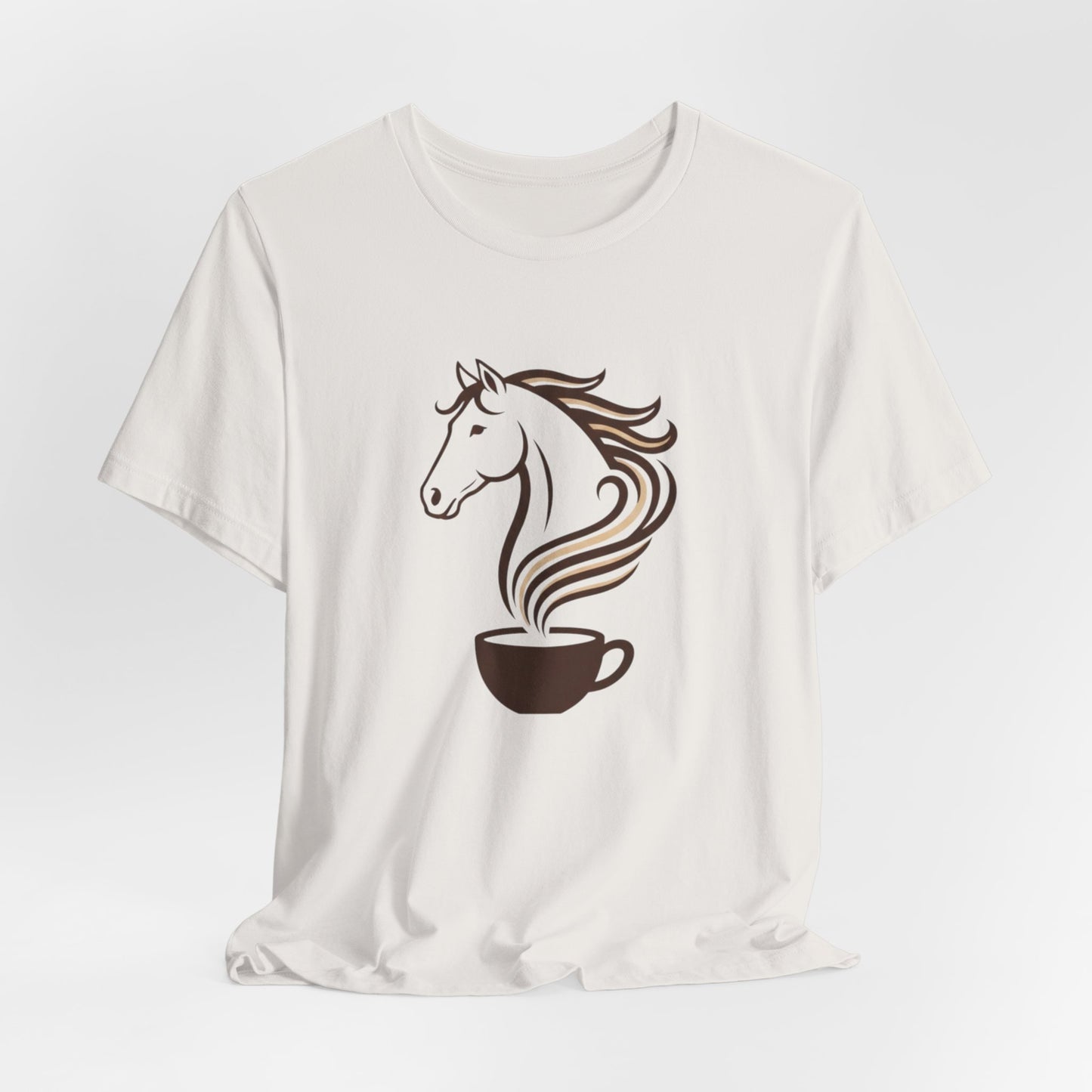 Coffee Horse T‑Shirt — Espresso Stallion Graphic Tee