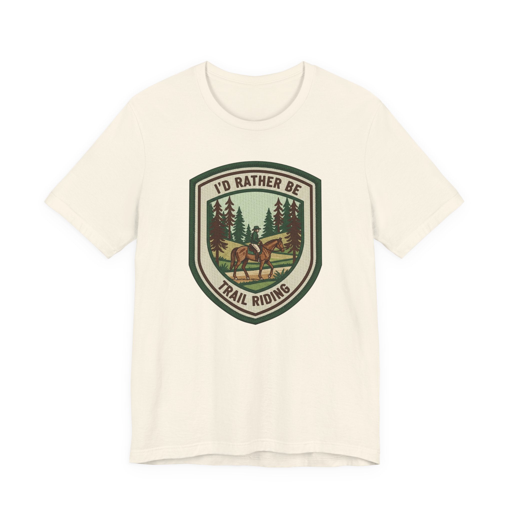 Trail Riding Tee "I'd Rather Be Trail Riding"
