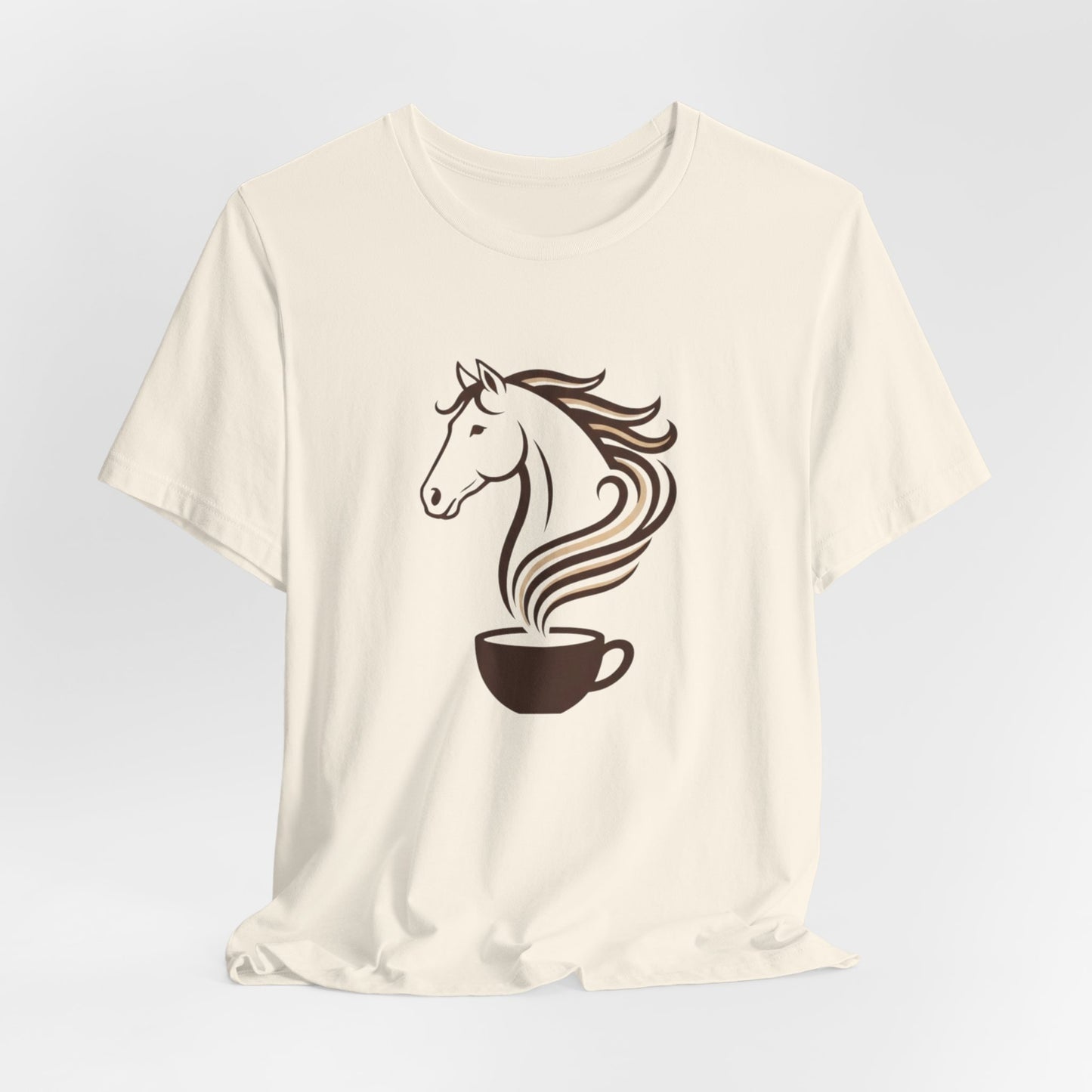 Coffee Horse T‑Shirt — Espresso Stallion Graphic Tee
