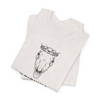 Reigning Debt Skull Crown Minimalist Graphic Tee