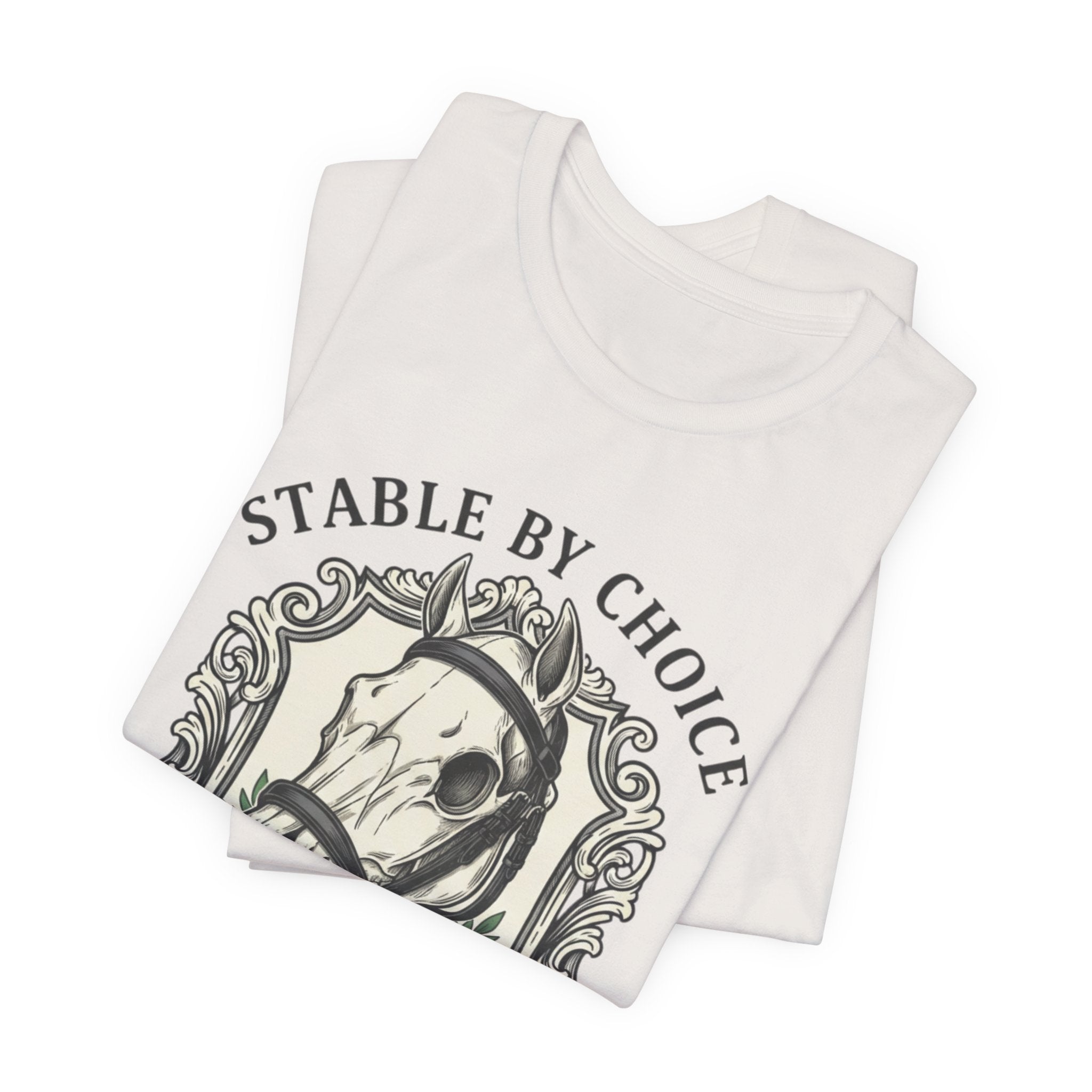 Stable By Choice Horse Skull Tee
