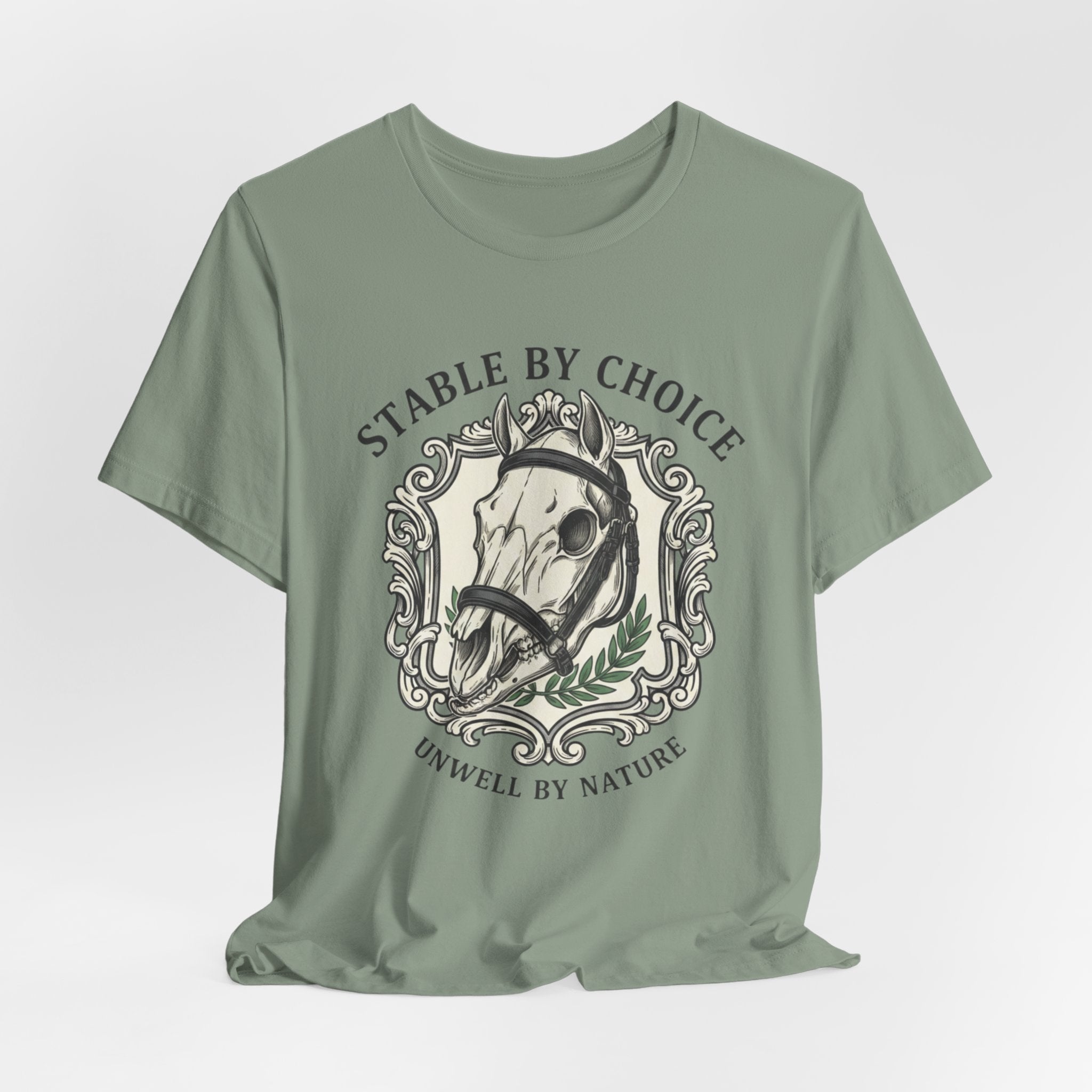Stable By Choice Horse Skull Tee