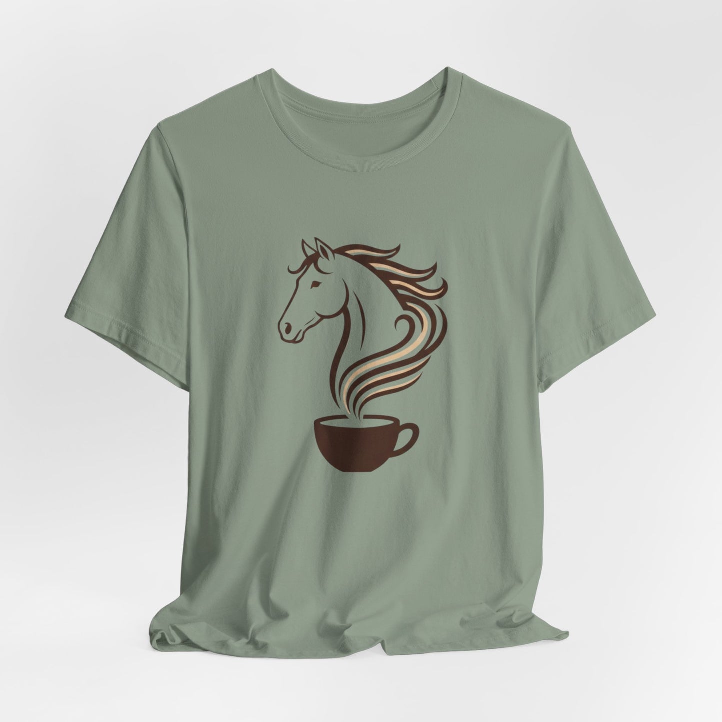 Coffee Horse T‑Shirt — Espresso Stallion Graphic Tee