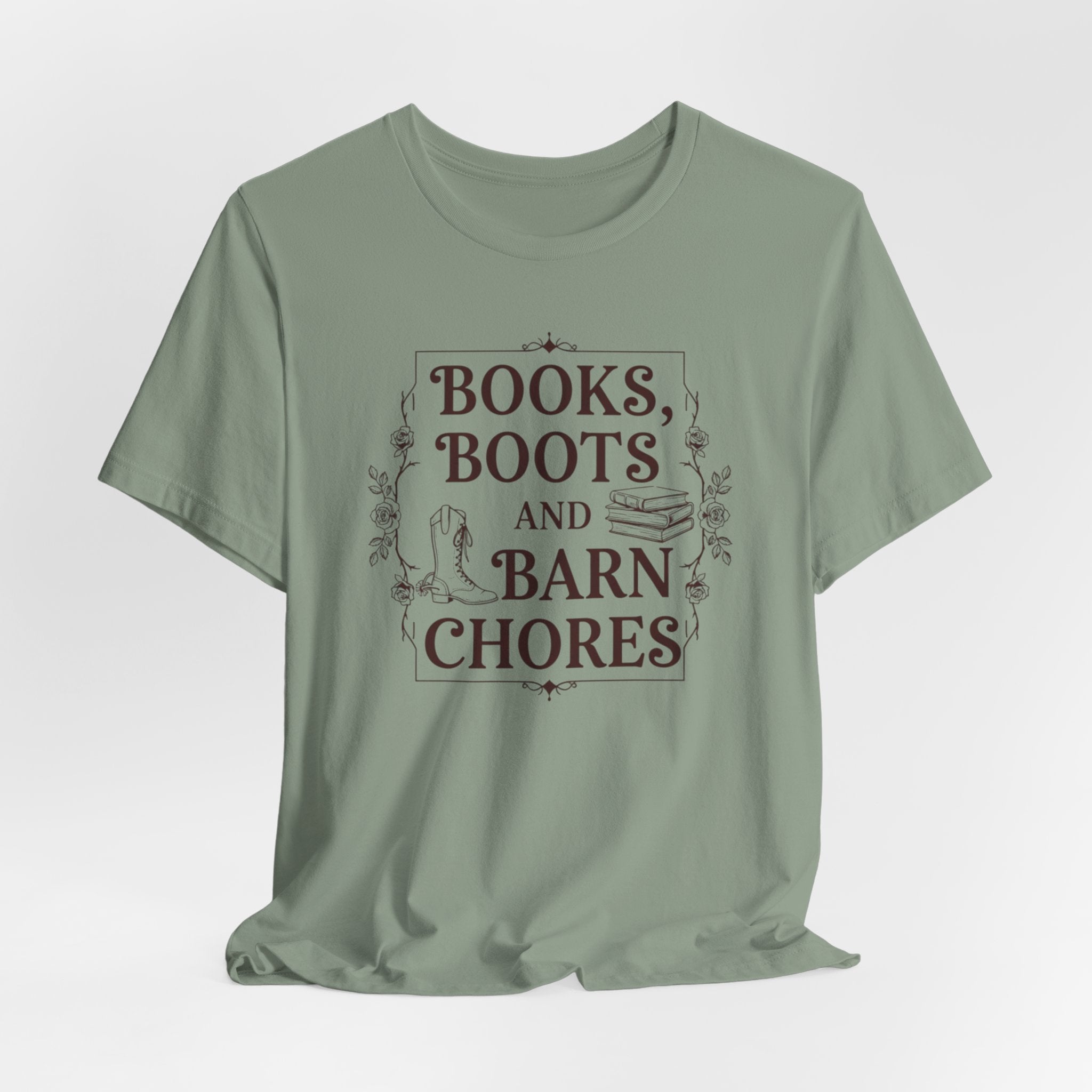 Books, Boots and Barn Chores Tee