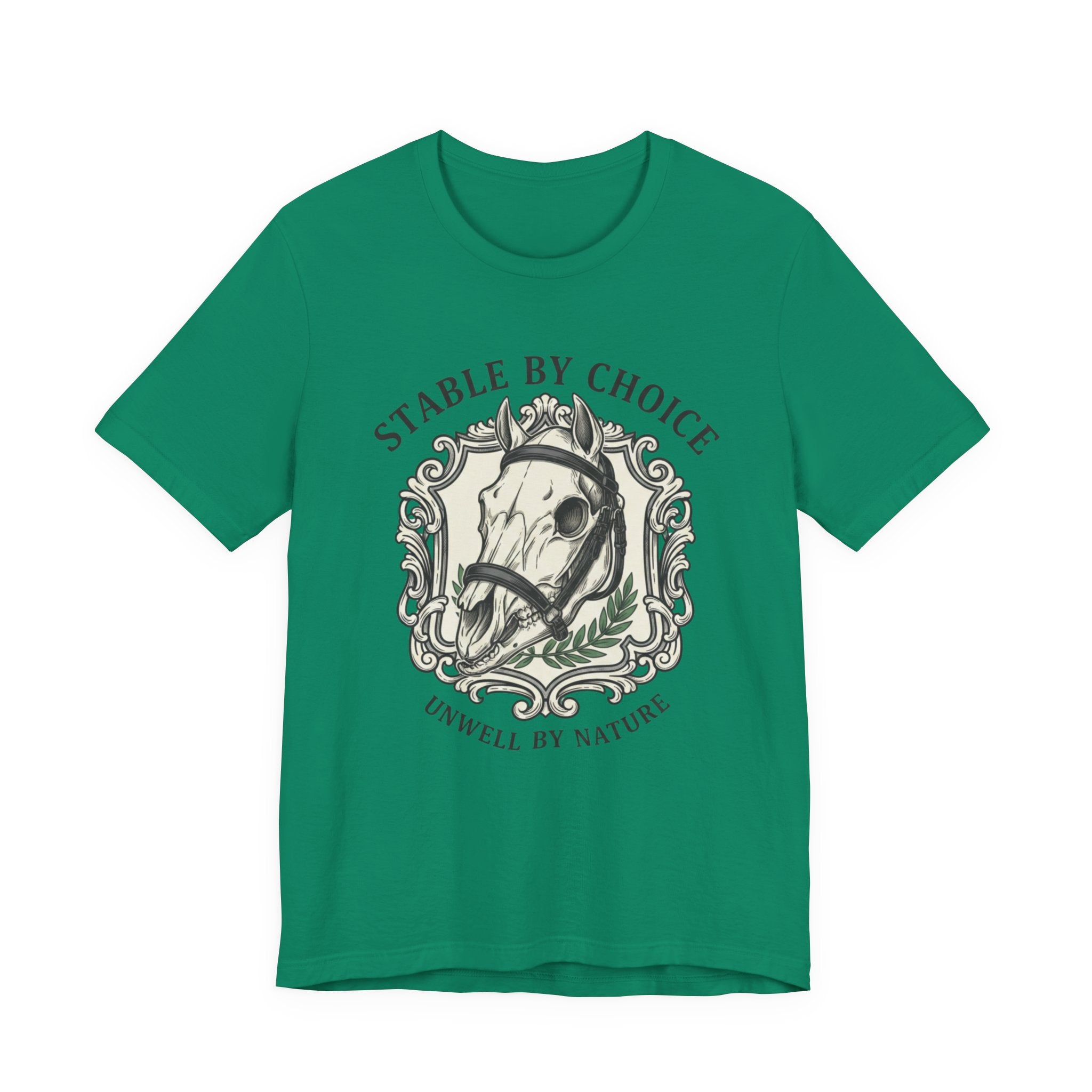 Stable By Choice Horse Skull Tee