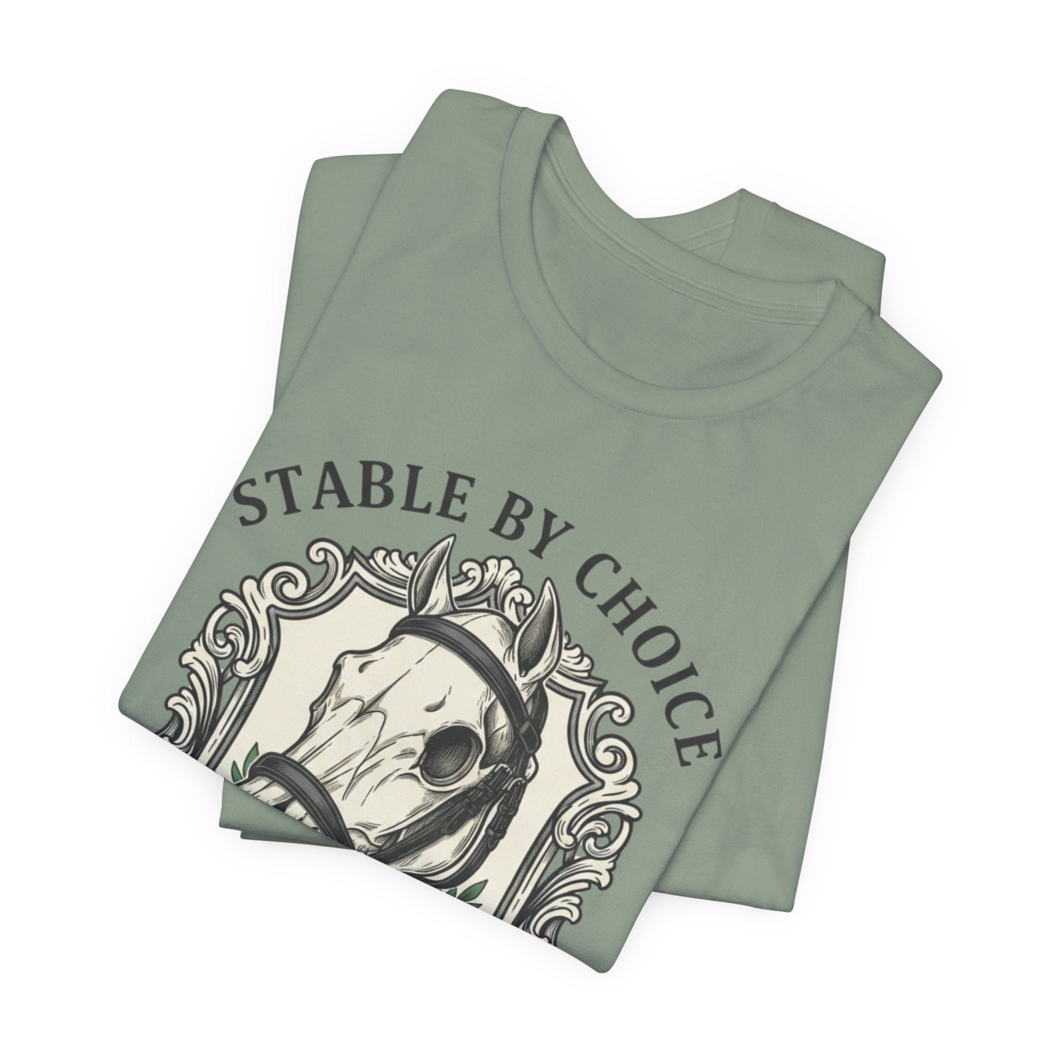 Stable By Choice Horse Skull Tee