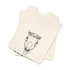 Reigning Debt Skull Crown Minimalist Graphic Tee