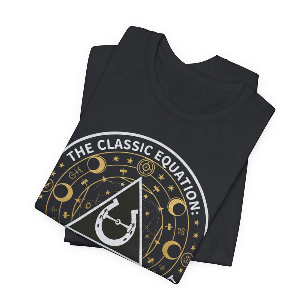Classic Equation Tee - "Aspiration + Gravity = Debt"