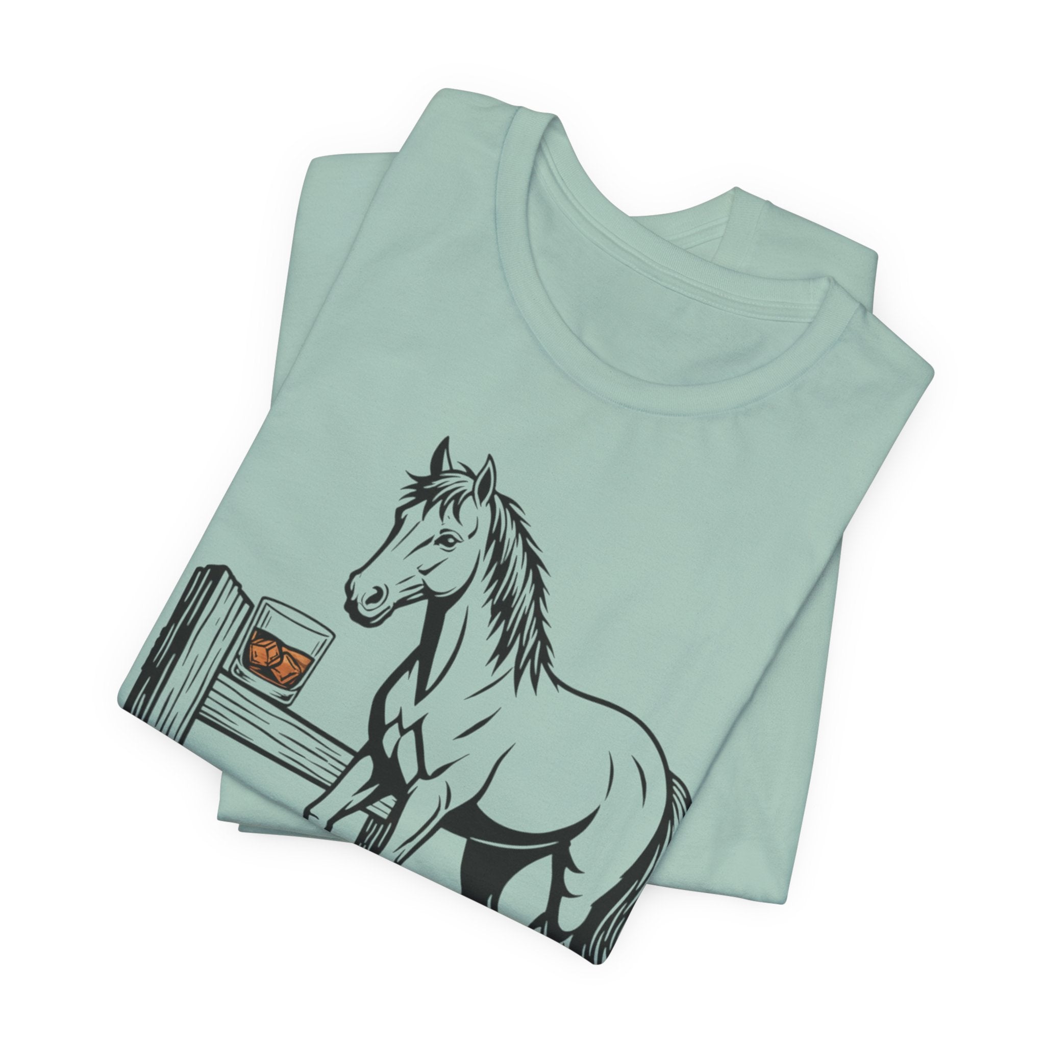 Ride. Pour. Repeat. Graphic Tee for Equestrians