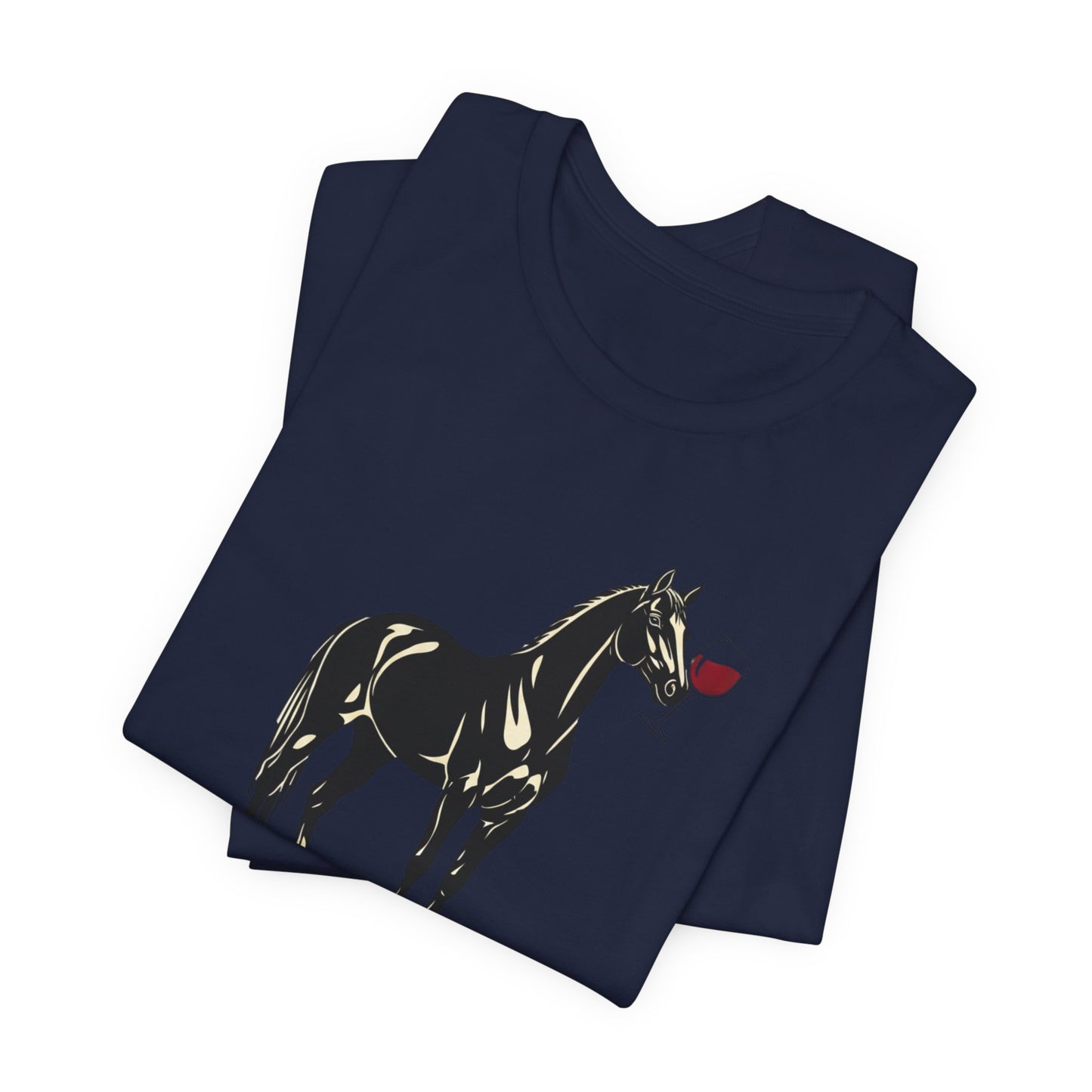 Horse Tee — "Barn Stress, Bottle Therapy" Graphic T‑Shirt