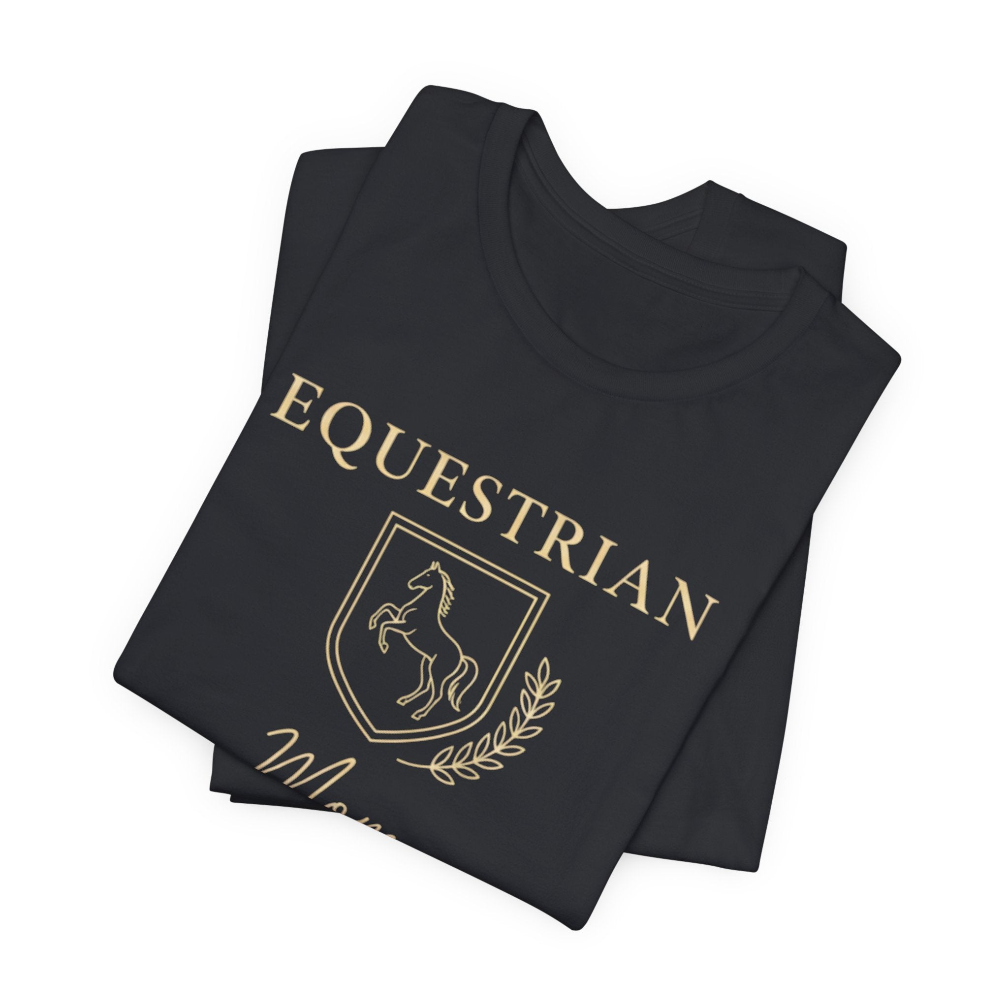 Vintage Crest Horse Rider Shirt for Equestrian Moms