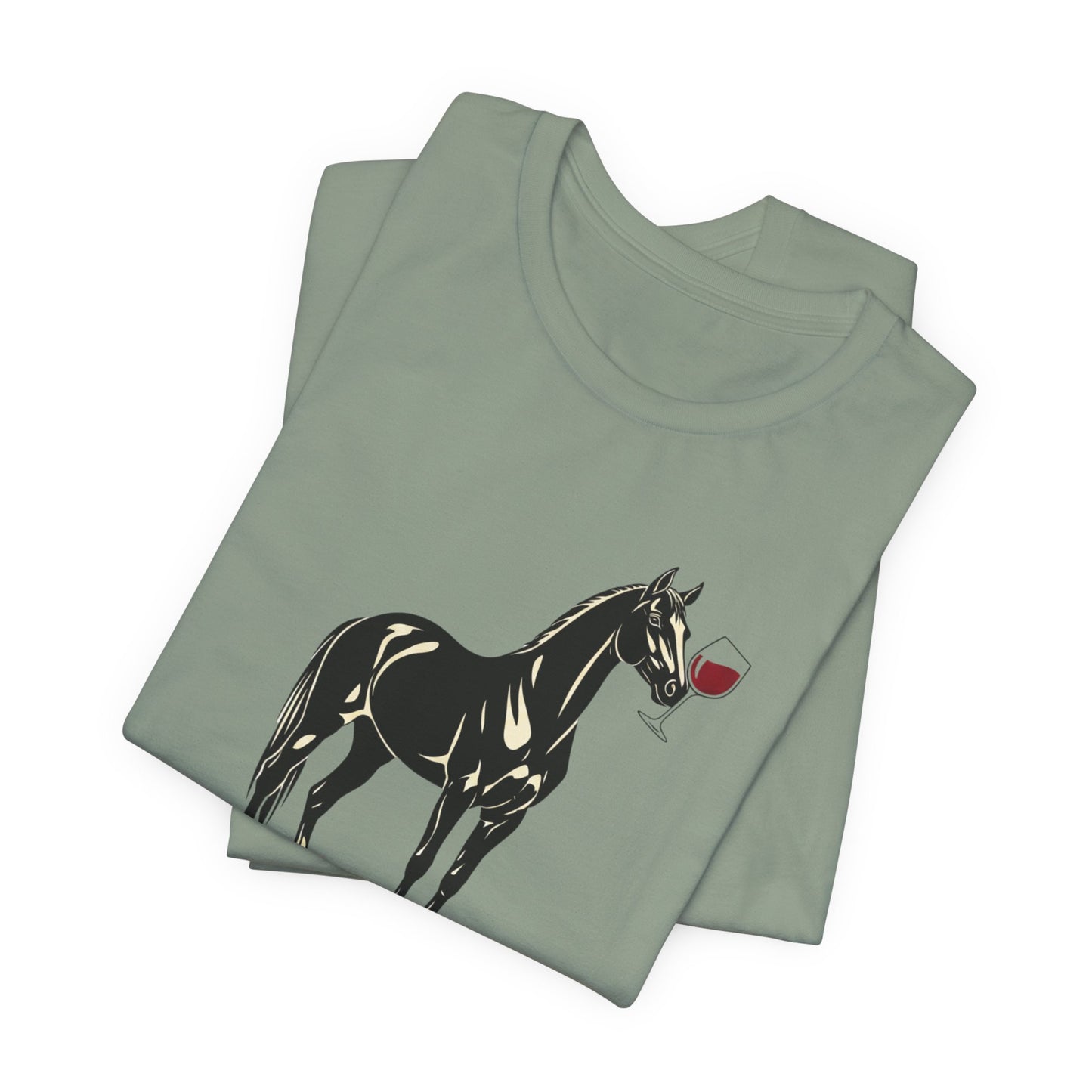 Horse Tee — "Barn Stress, Bottle Therapy" Graphic T‑Shirt