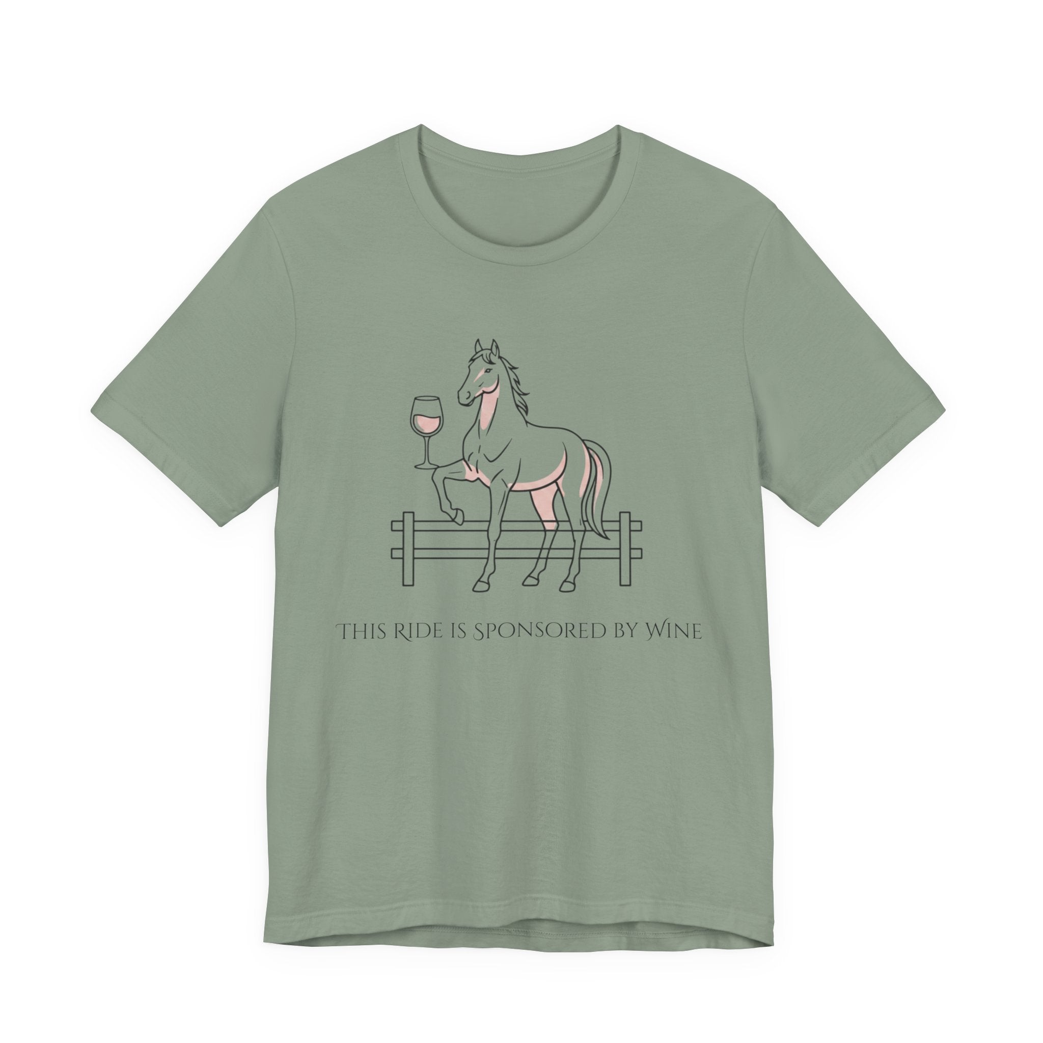 This Ride Is Sponsored By Wine Graphic Tee