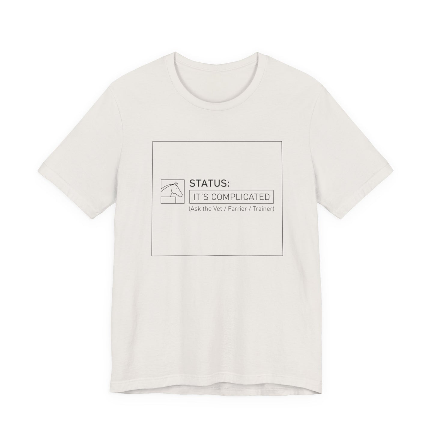 Status: It's Complicated Graphic Tee — Relationship Humor T‑Shirt