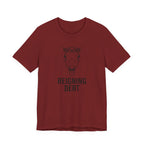 Reigning Debt Skull Crown Minimalist Graphic Tee