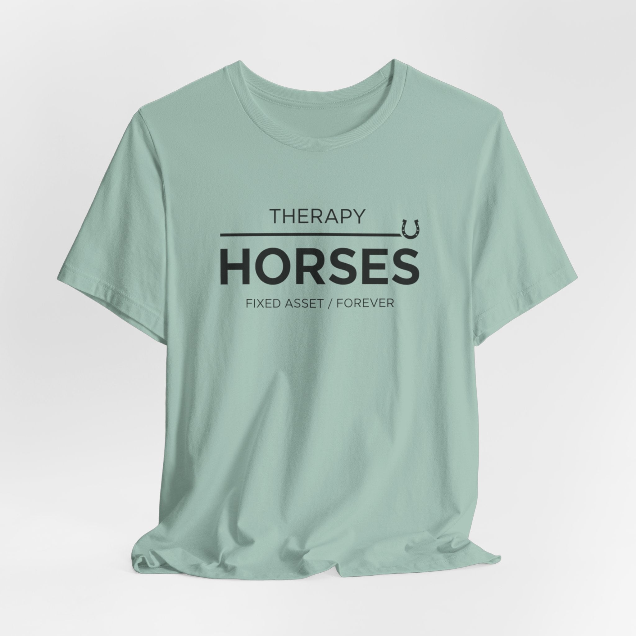 Horses: Fixed Asset / Forever Casual Equestrian T-Shirt