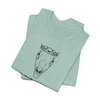 Reigning Debt Skull Crown Minimalist Graphic Tee