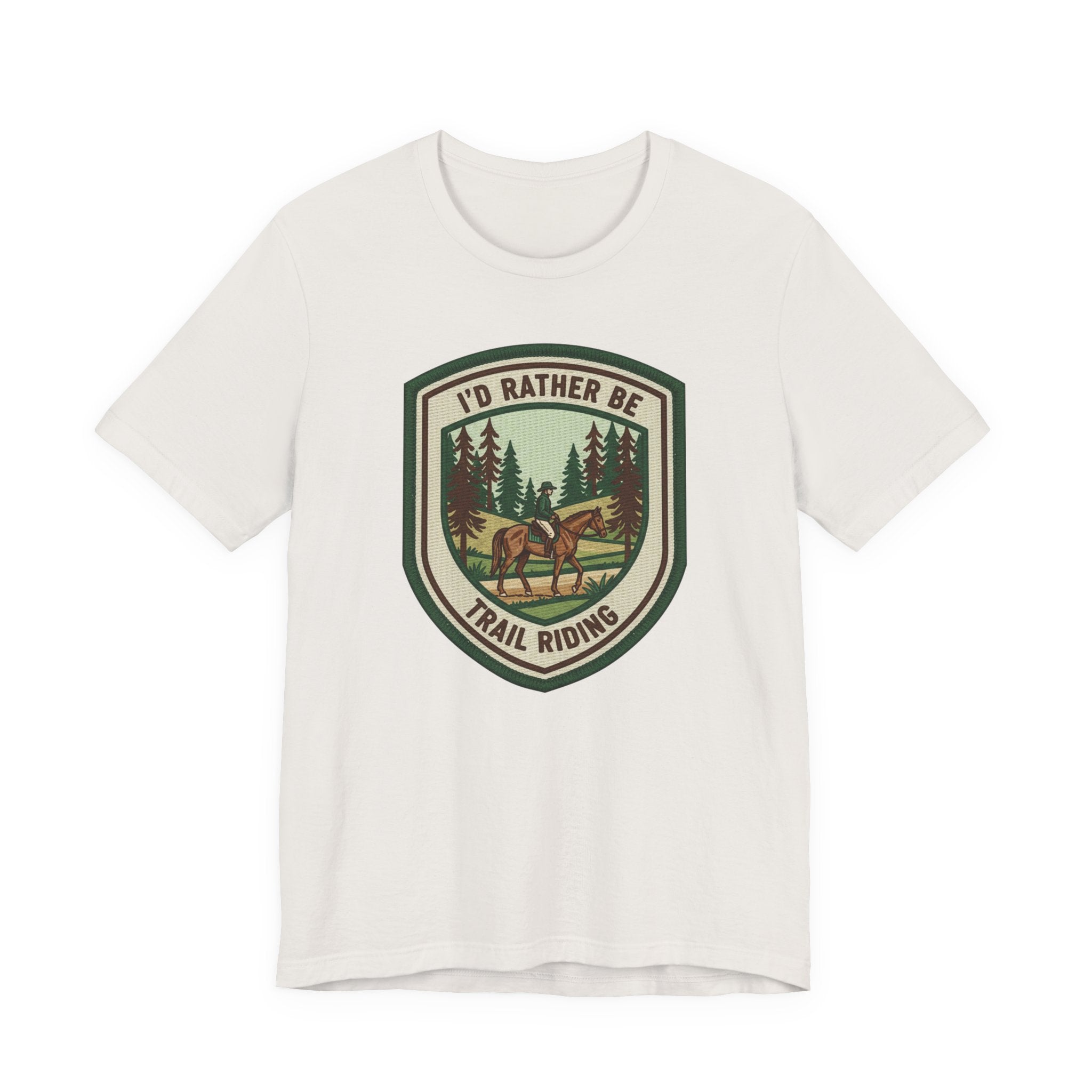 Trail Riding Tee "I'd Rather Be Trail Riding"