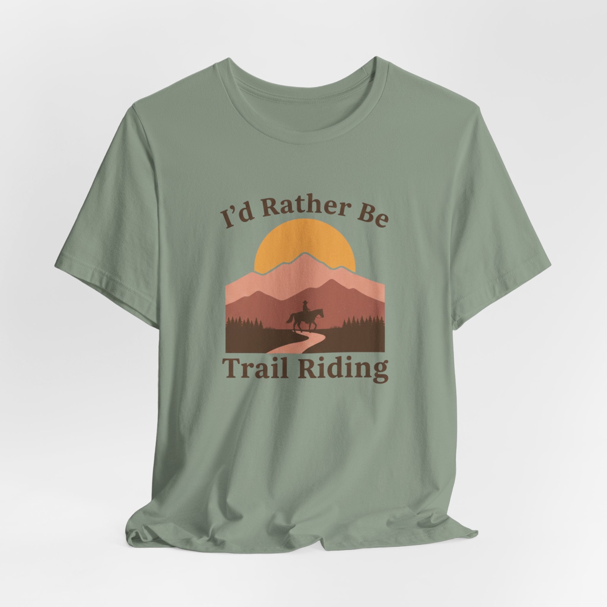 Vintage Mountain Horseback Riding Tee