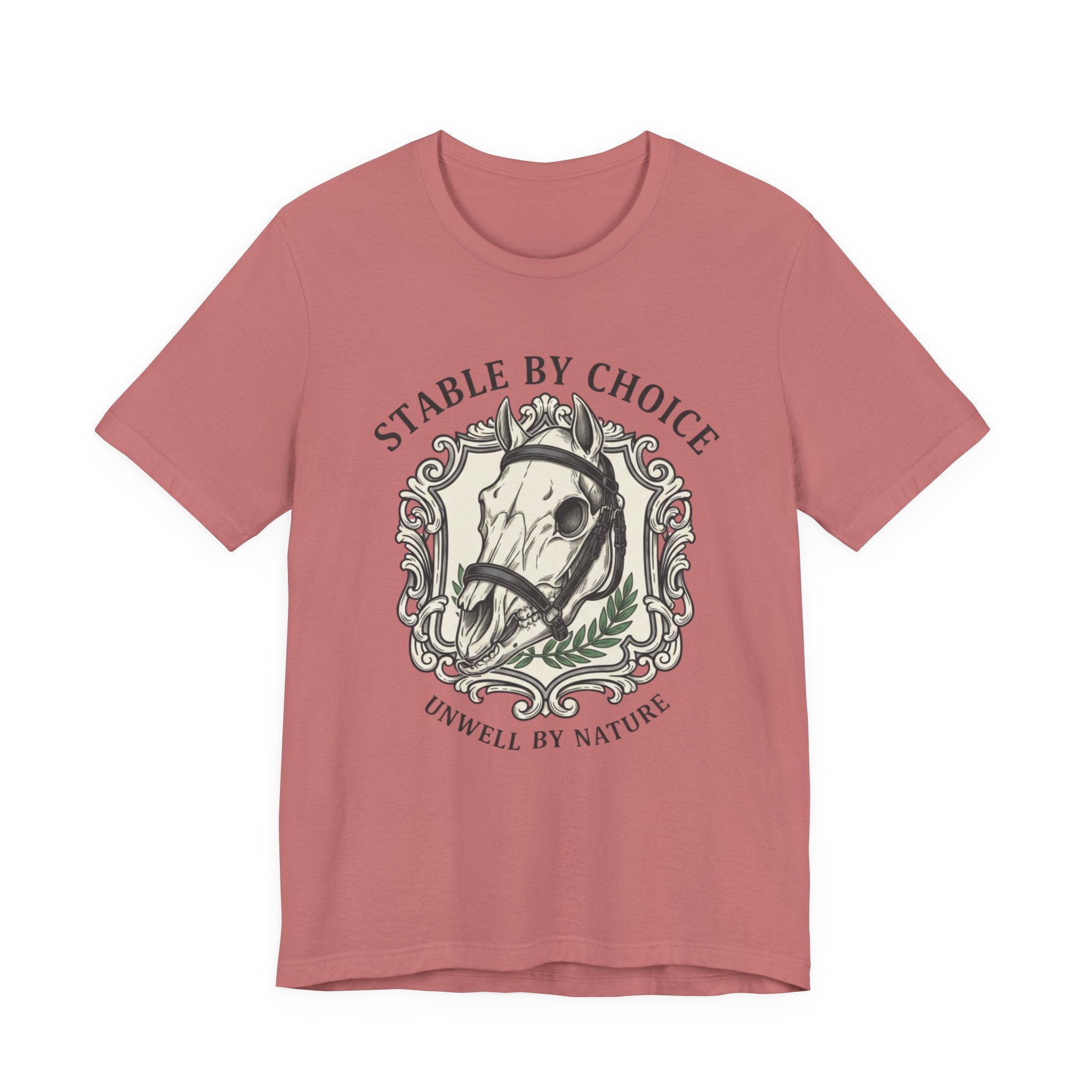 Stable By Choice Horse Skull Tee