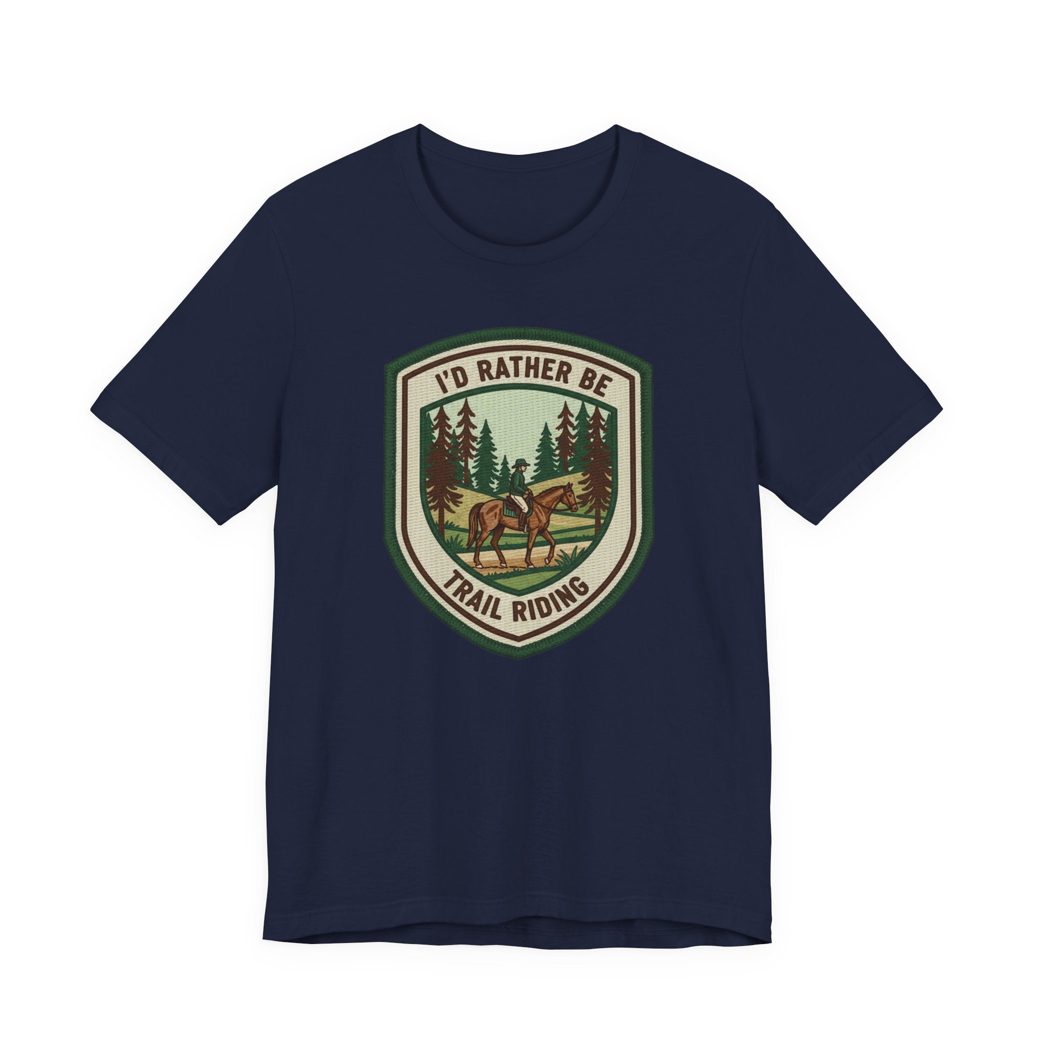 Trail Riding Tee "I'd Rather Be Trail Riding"