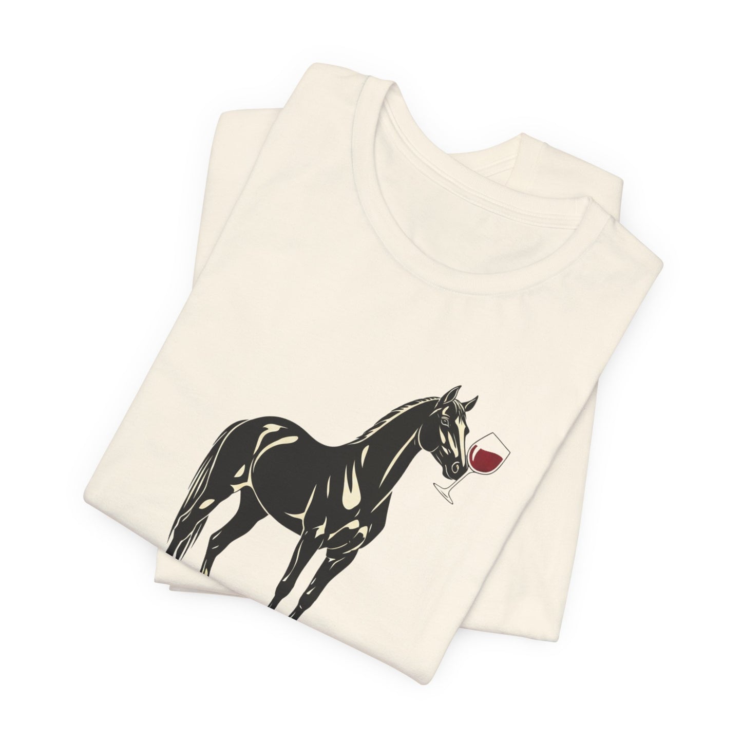 Horse Tee — "Barn Stress, Bottle Therapy" Graphic T‑Shirt