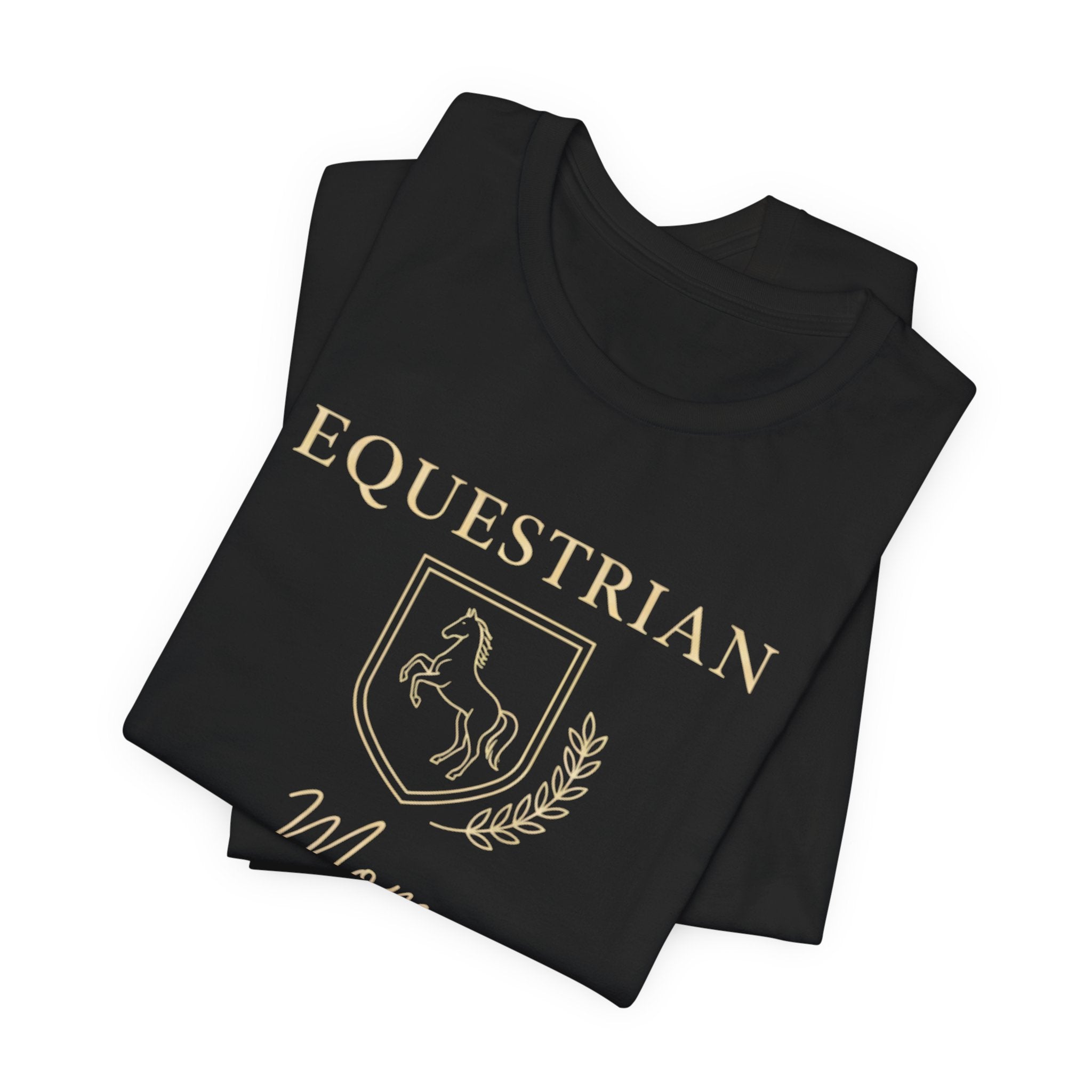 Vintage Crest Horse Rider Shirt for Equestrian Moms