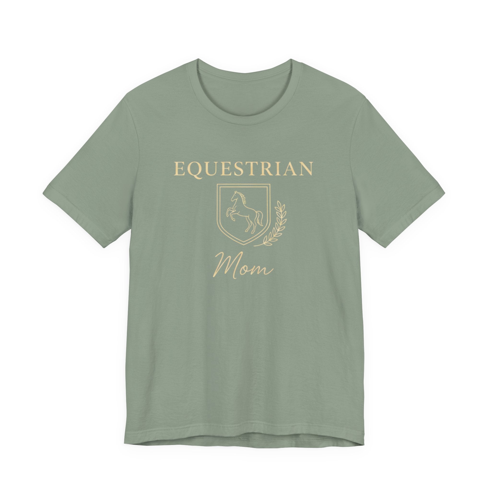 Vintage Crest Horse Rider Shirt for Equestrian Moms