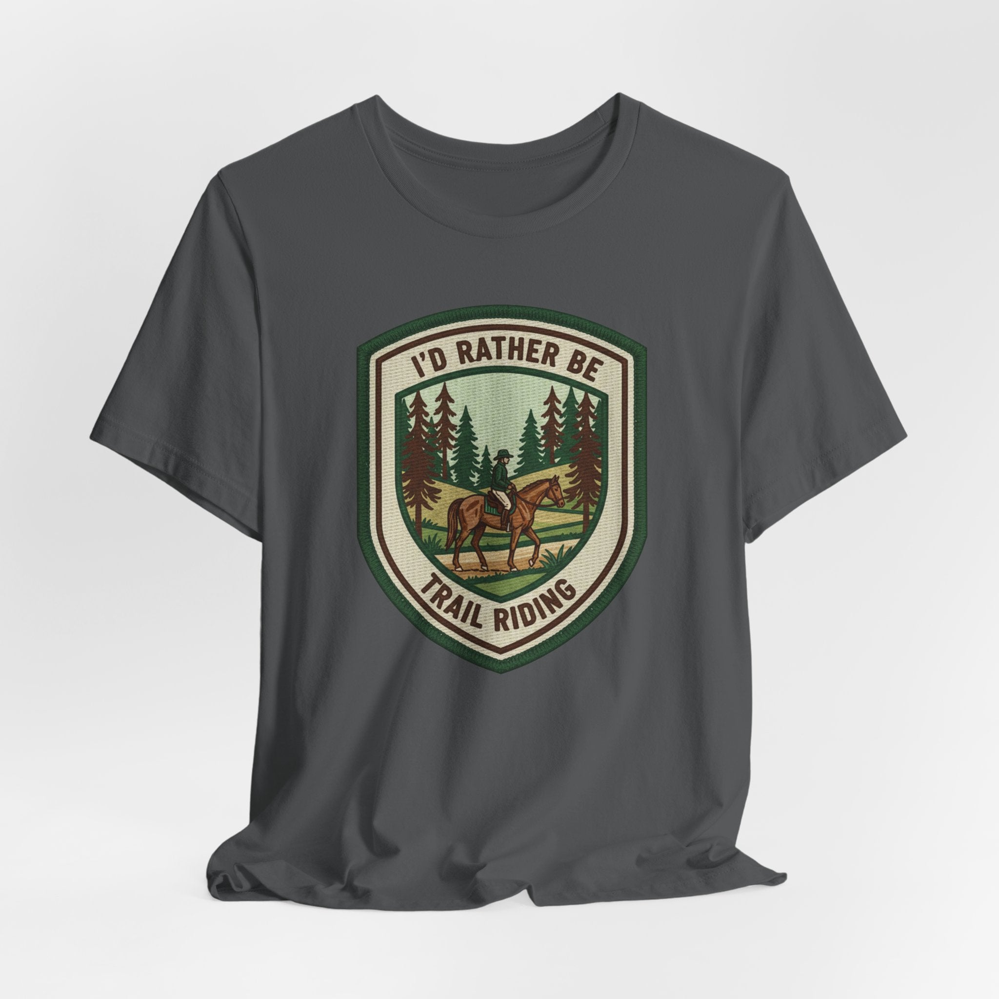 Trail Riding Tee "I'd Rather Be Trail Riding"