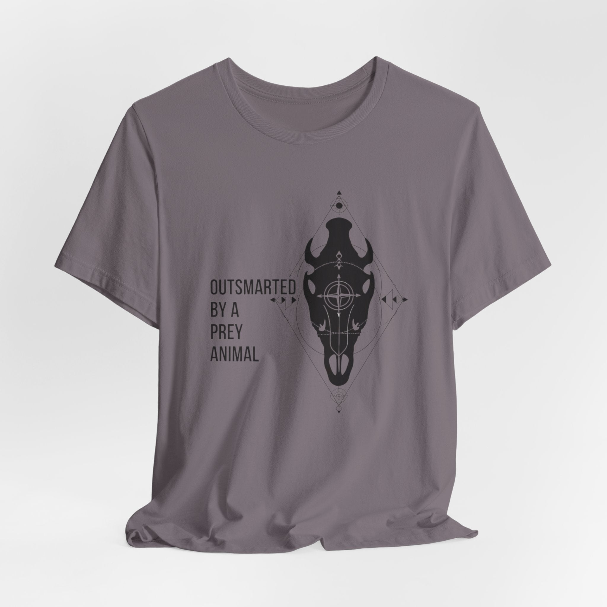 Outsmarted by a Prey Animal - Skull Graphic Tee