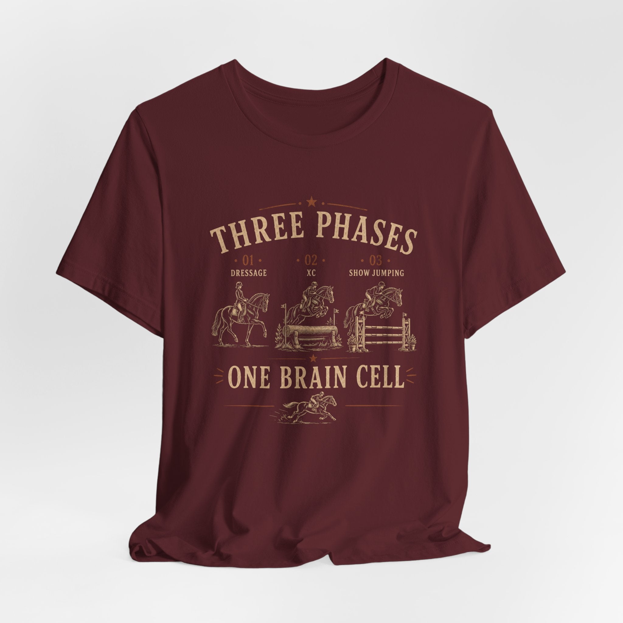 Three Phases One Brain Cell Tee
