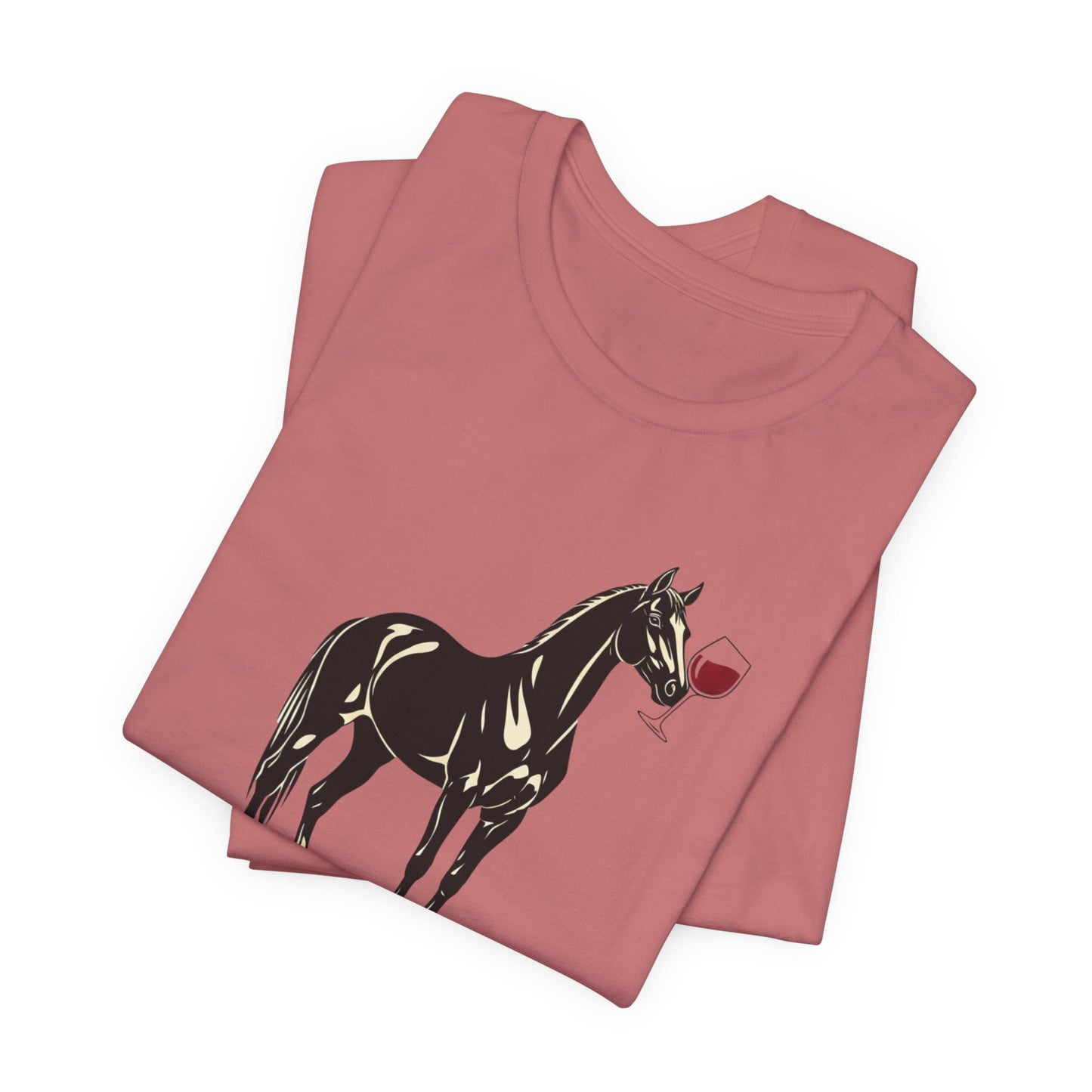 Horse Tee — "Barn Stress, Bottle Therapy" Graphic T‑Shirt
