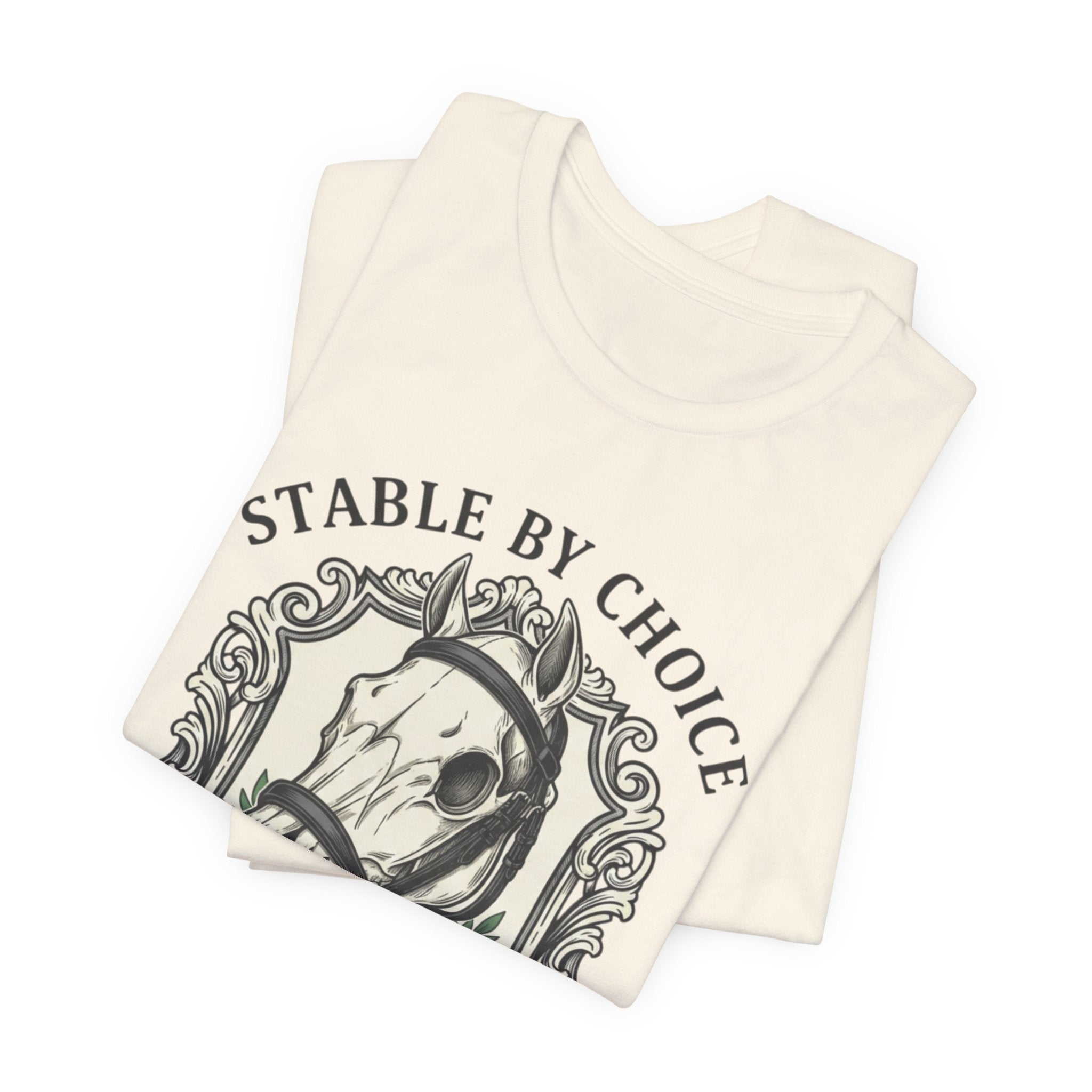 Stable By Choice Horse Skull Tee
