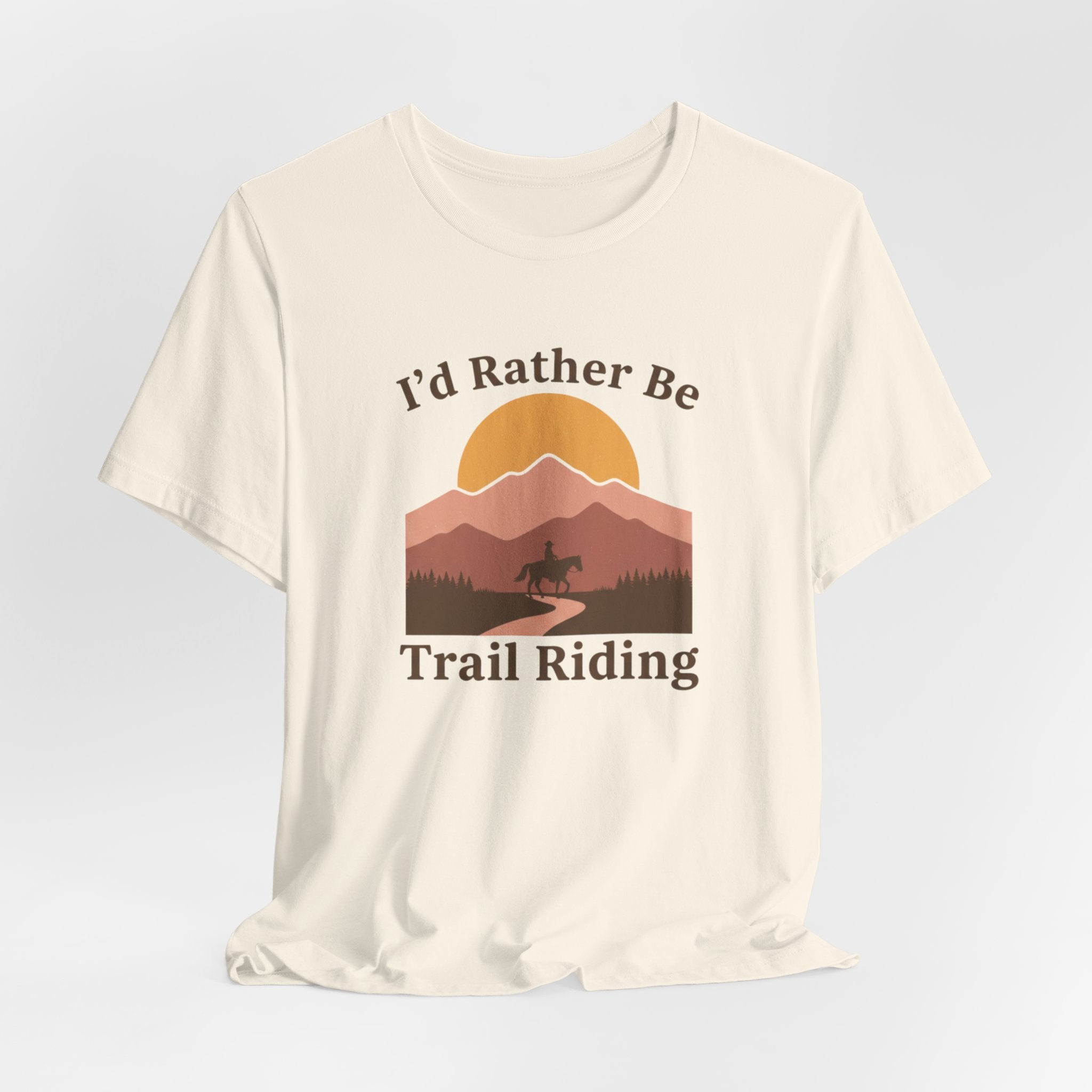 Vintage Mountain Horseback Riding Tee