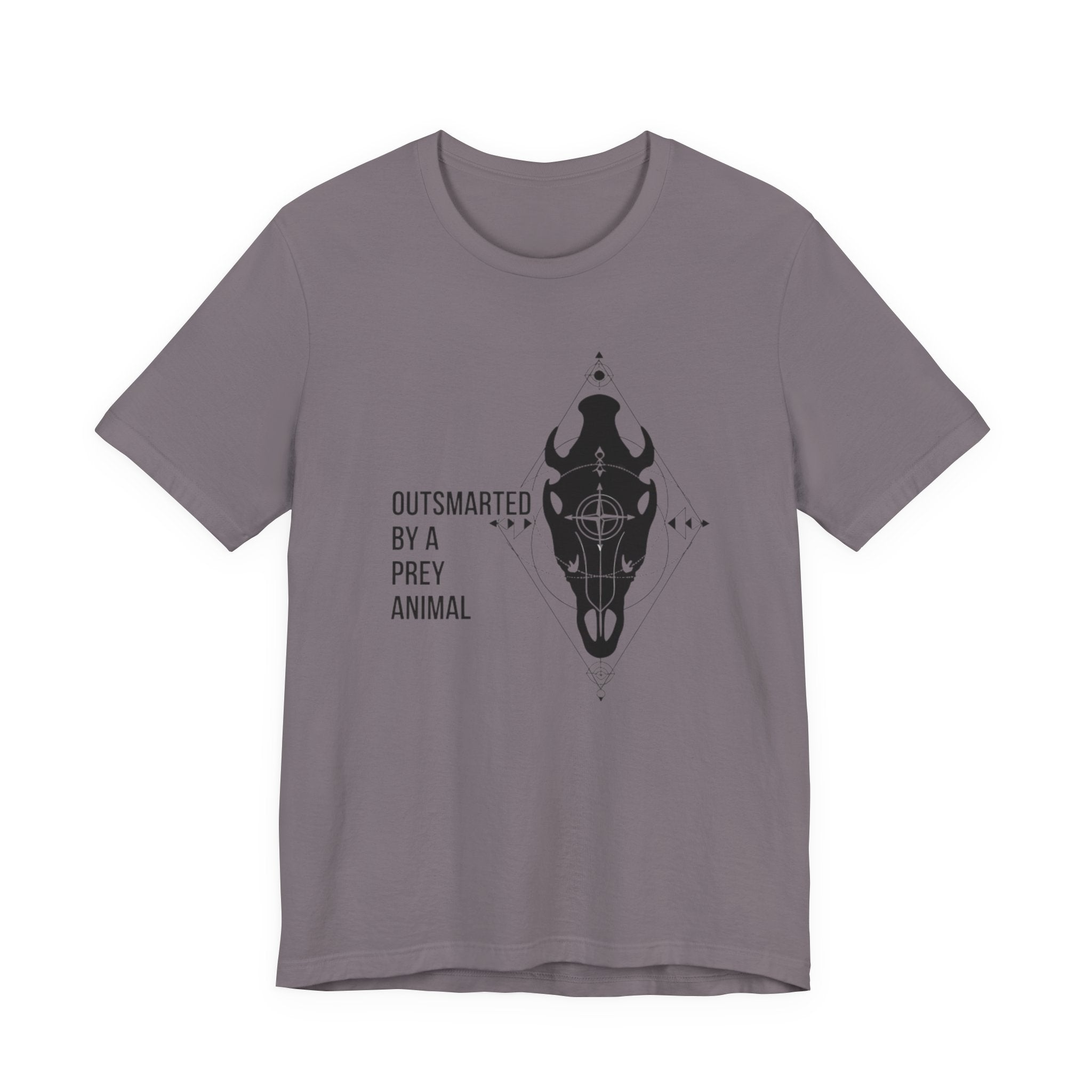 Outsmarted by a Prey Animal - Skull Graphic Tee