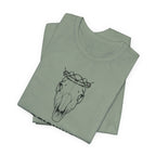 Reigning Debt Skull Crown Minimalist Graphic Tee