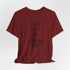 Reigning Debt Skull Crown Minimalist Graphic Tee
