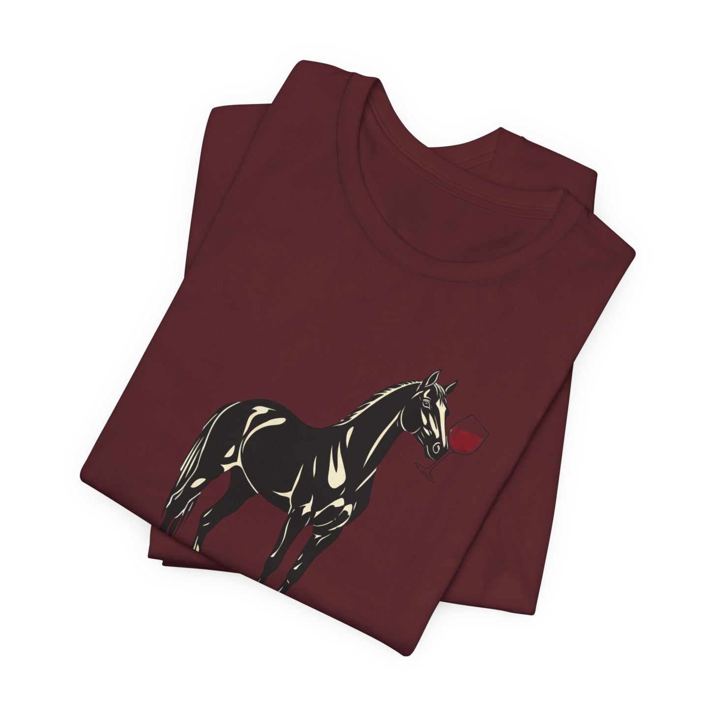 Horse Tee — "Barn Stress, Bottle Therapy" Graphic T‑Shirt