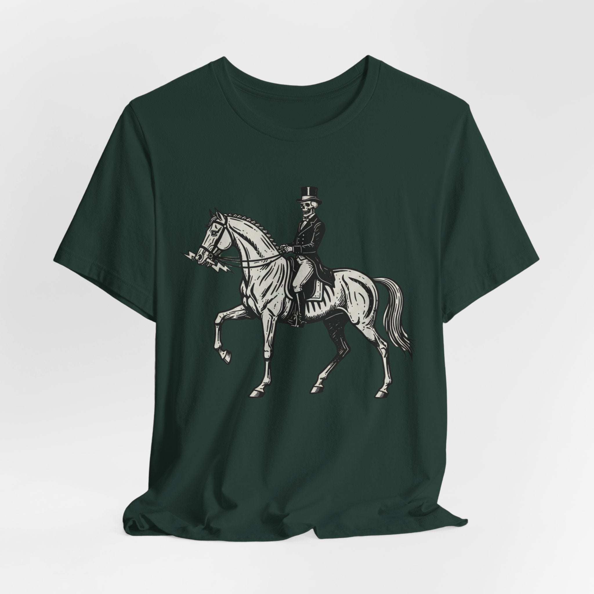 Gothic Dressage Horse Riding Tee