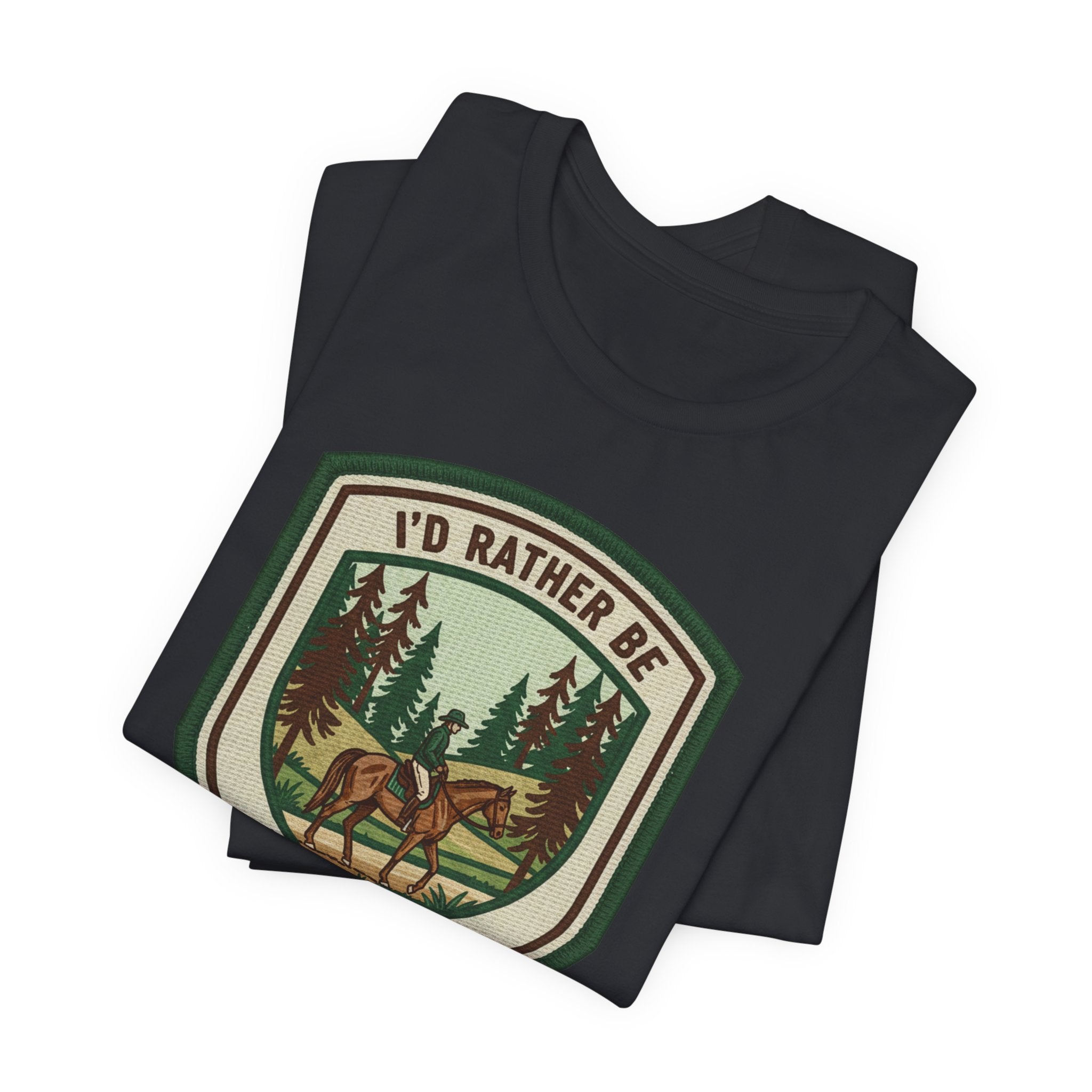 Trail Riding Tee "I'd Rather Be Trail Riding"