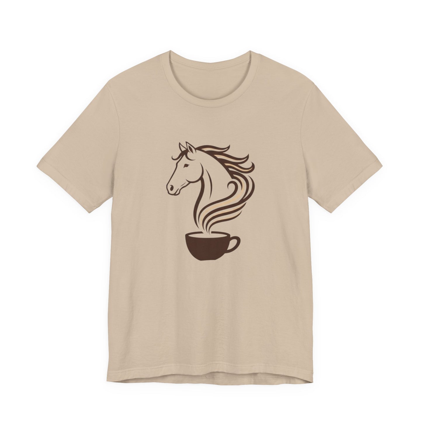 Coffee Horse T‑Shirt — Espresso Stallion Graphic Tee
