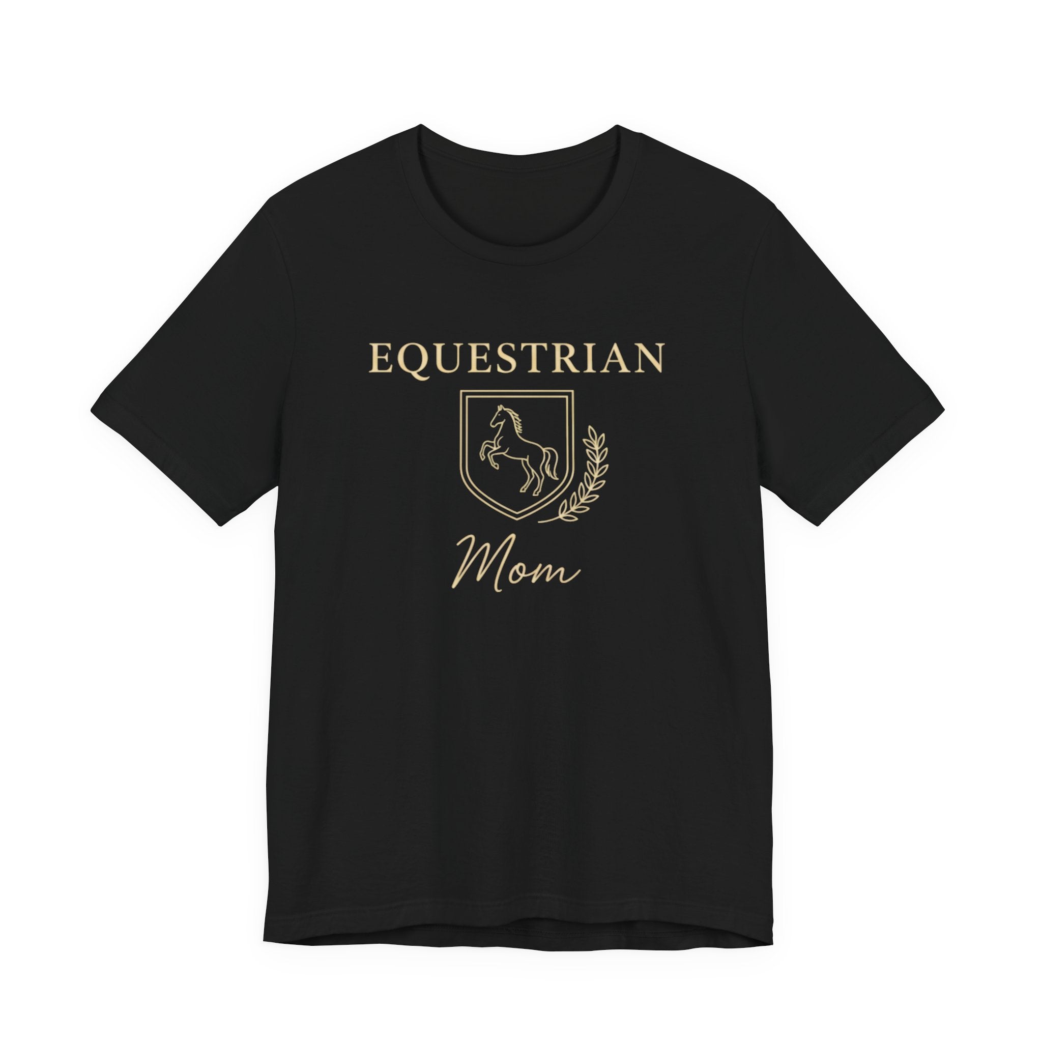 Vintage Crest Horse Rider Shirt for Equestrian Moms