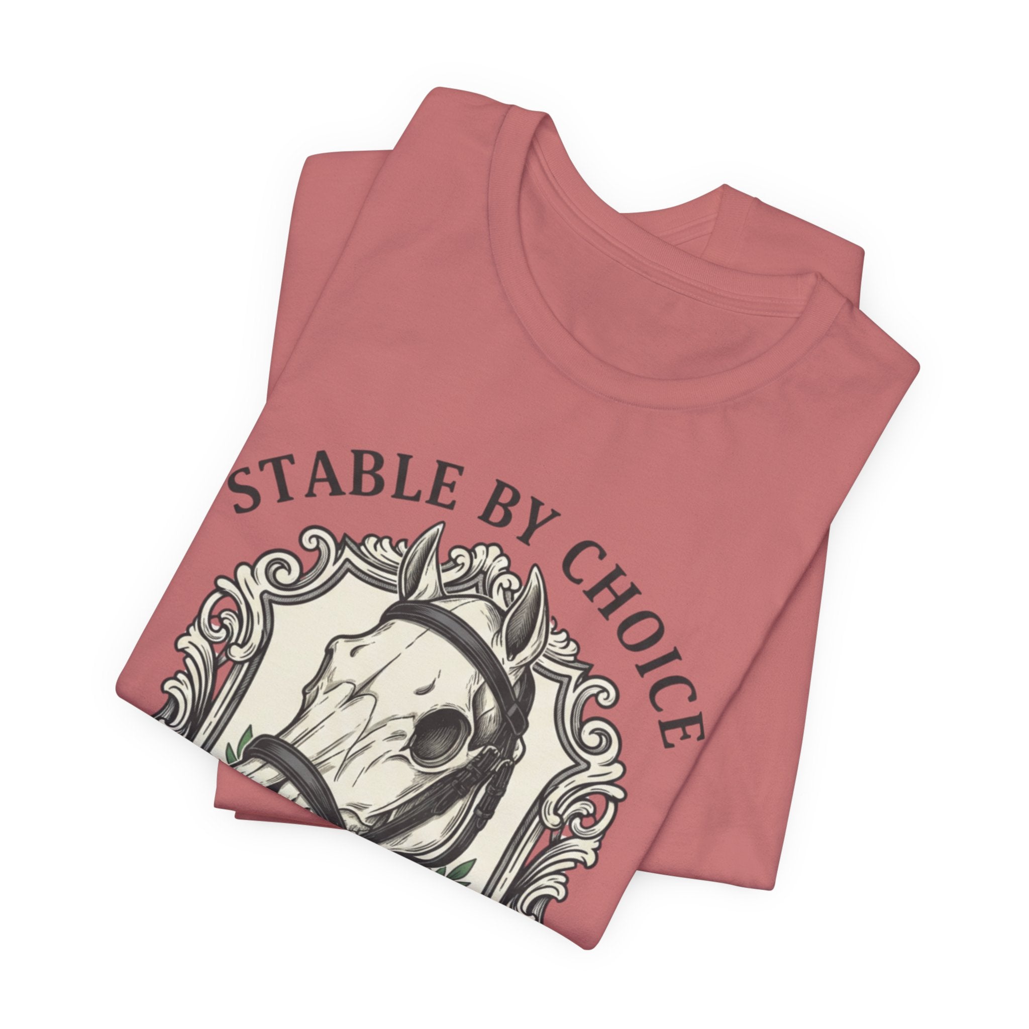 Stable By Choice Horse Skull Tee