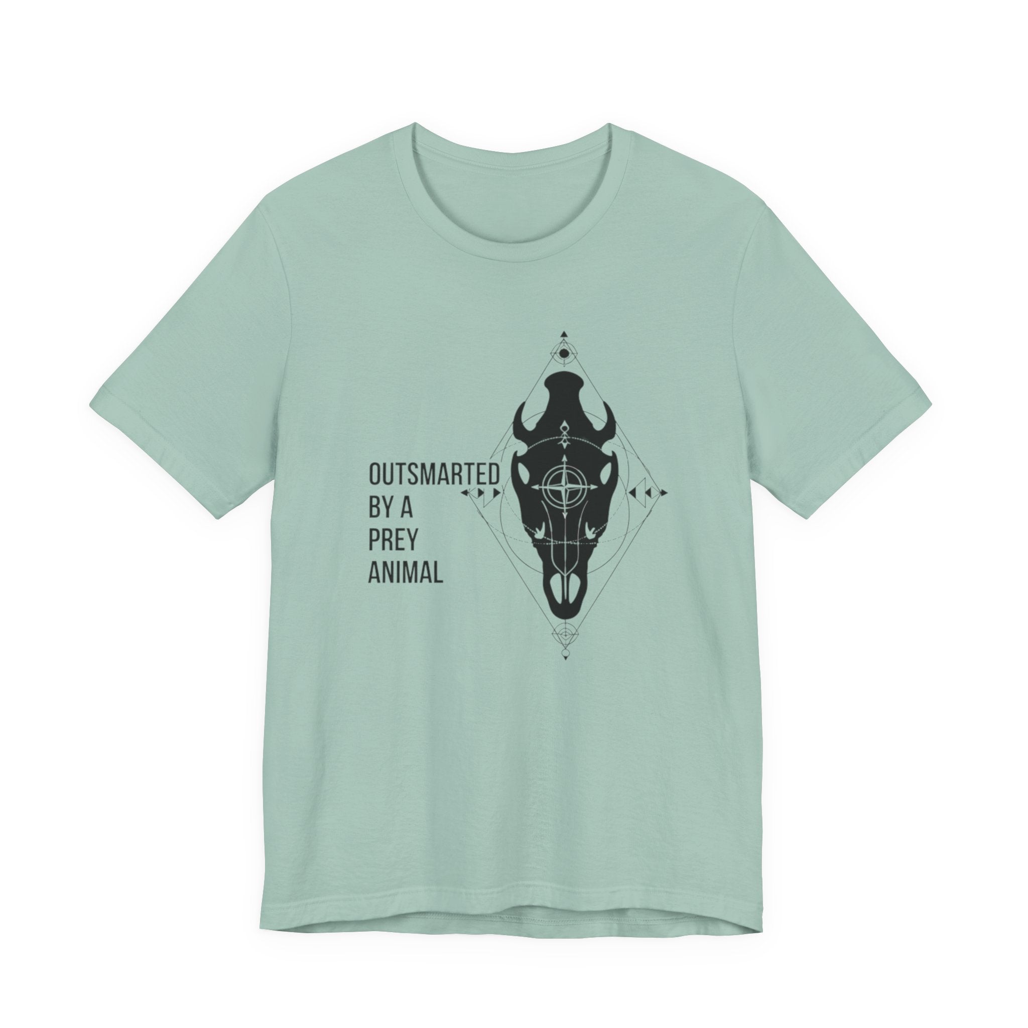 Outsmarted by a Prey Animal - Skull Graphic Tee