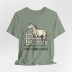 I Ride. I Drink. I Repeat. Horse Tee