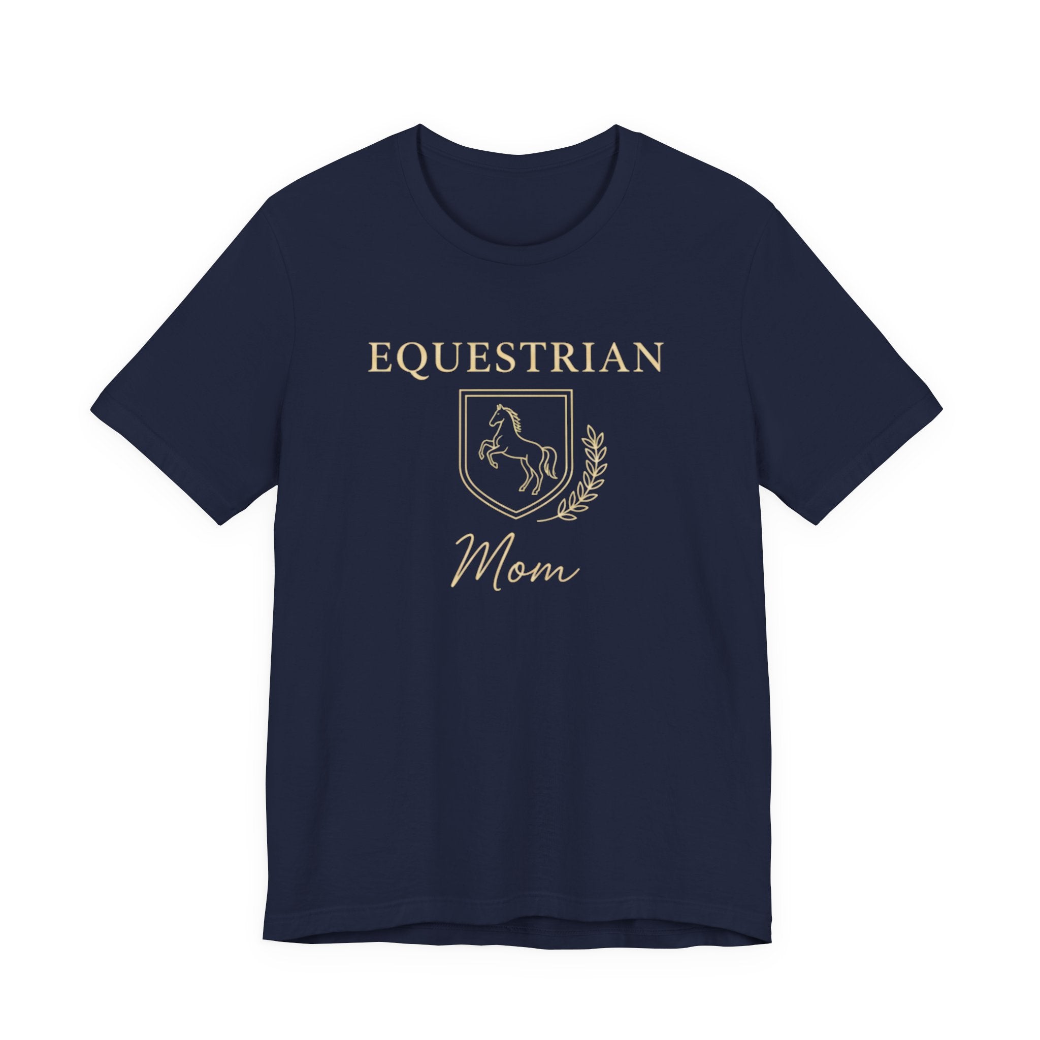 Vintage Crest Horse Rider Shirt for Equestrian Moms